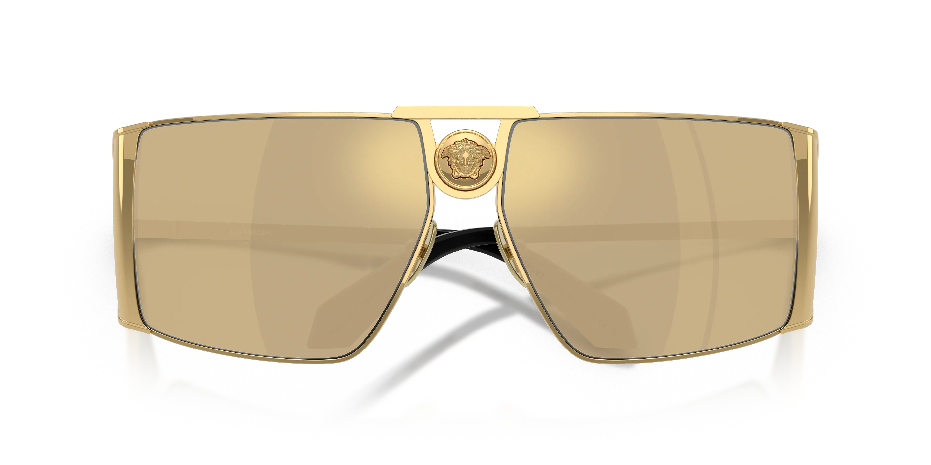 Versace VE2305K K00303 Occhiali da sole Metallo Oro Giallo Squadrata Normale - immagine 2