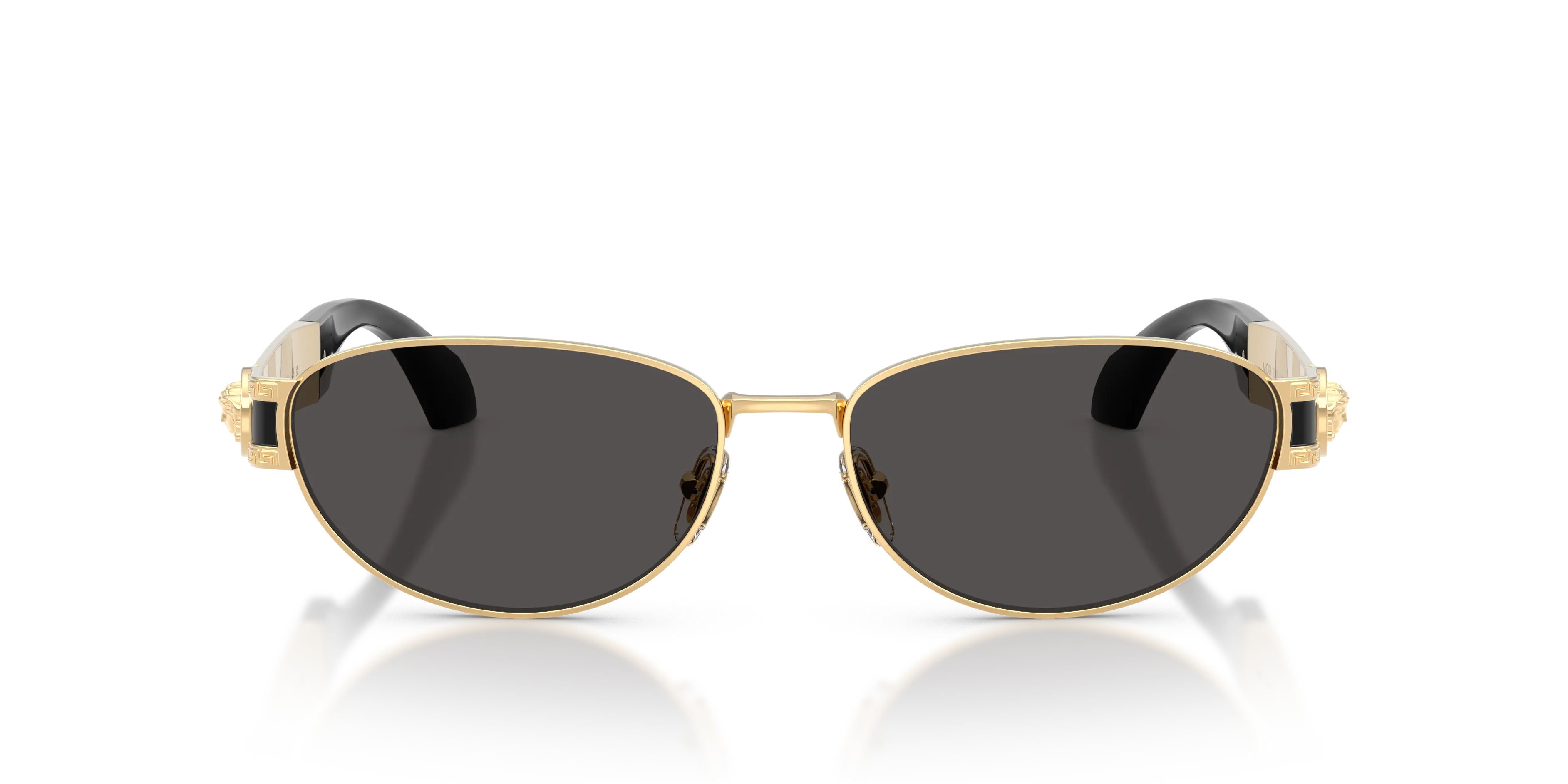 Versace VE2304 152387 Occhiali da sole Metallo Oro Grigio Cat Eye Normale - immagine 3