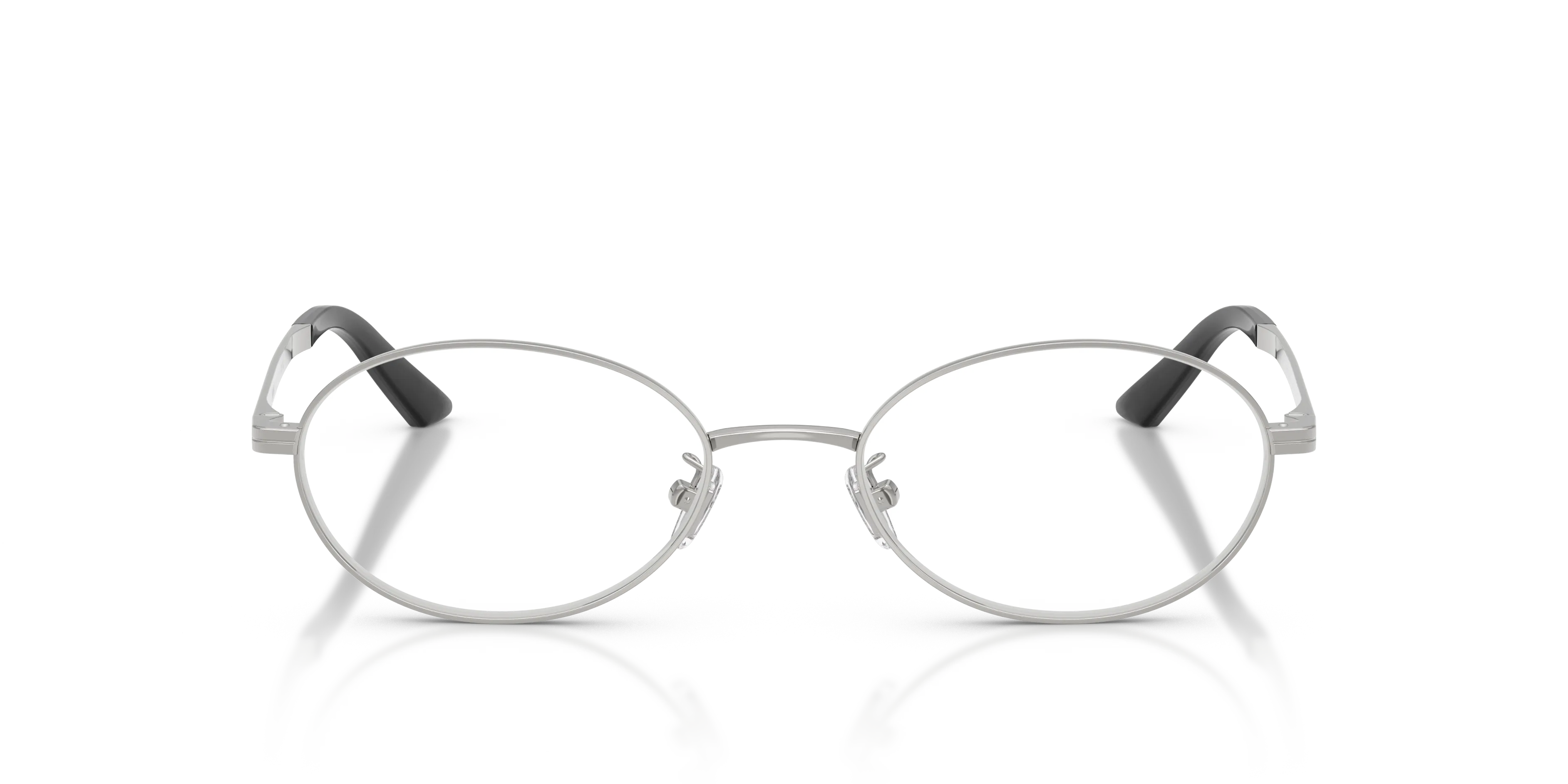 Versace VE1325D 1526 Montature da vista Metallo Argento Trasparente Rotonda Normale - immagine 3
