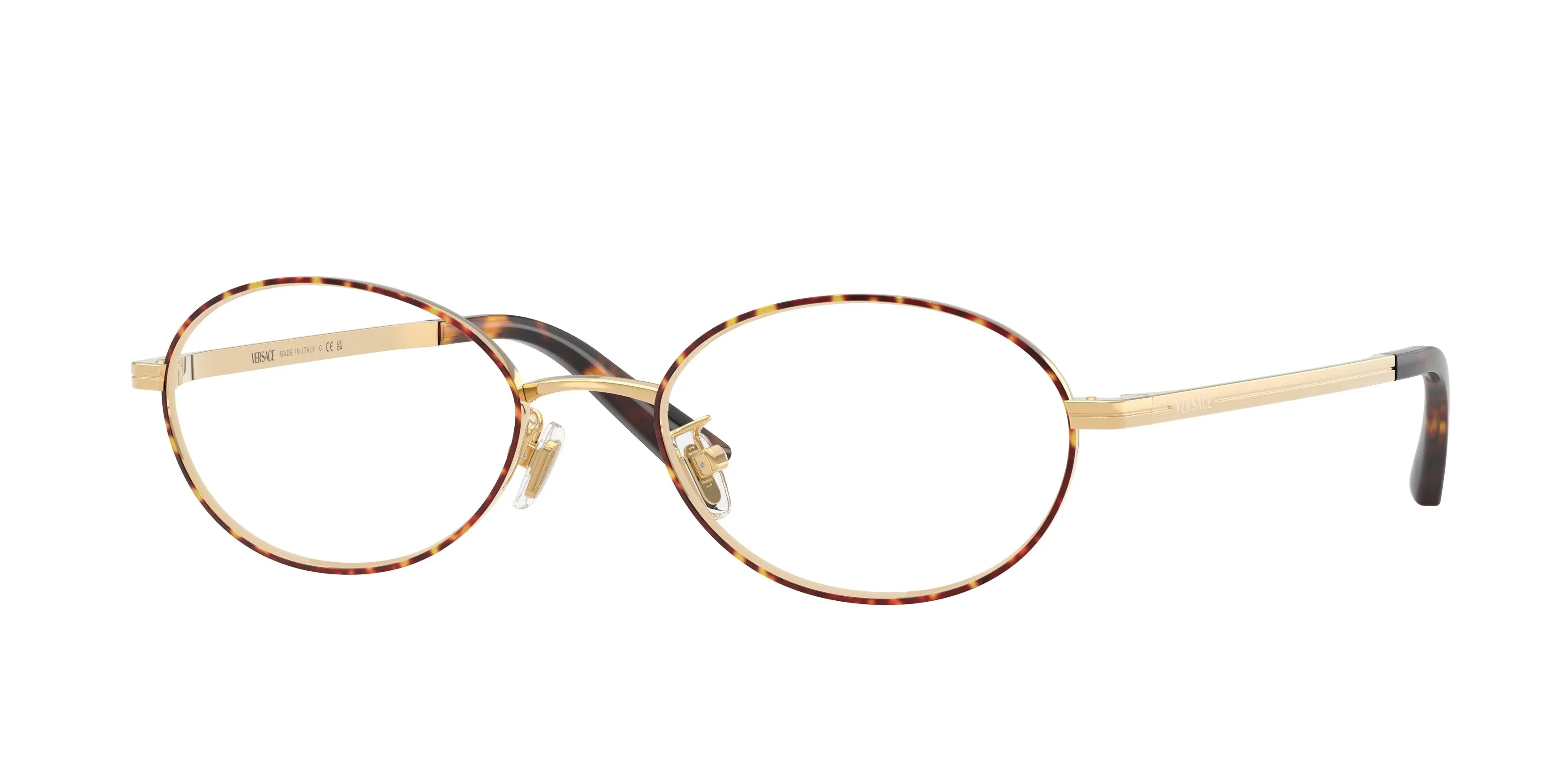 Versace VE1325D 1525 Montature da vista Metallo Oro Trasparente Rotonda Normale - immagine 1