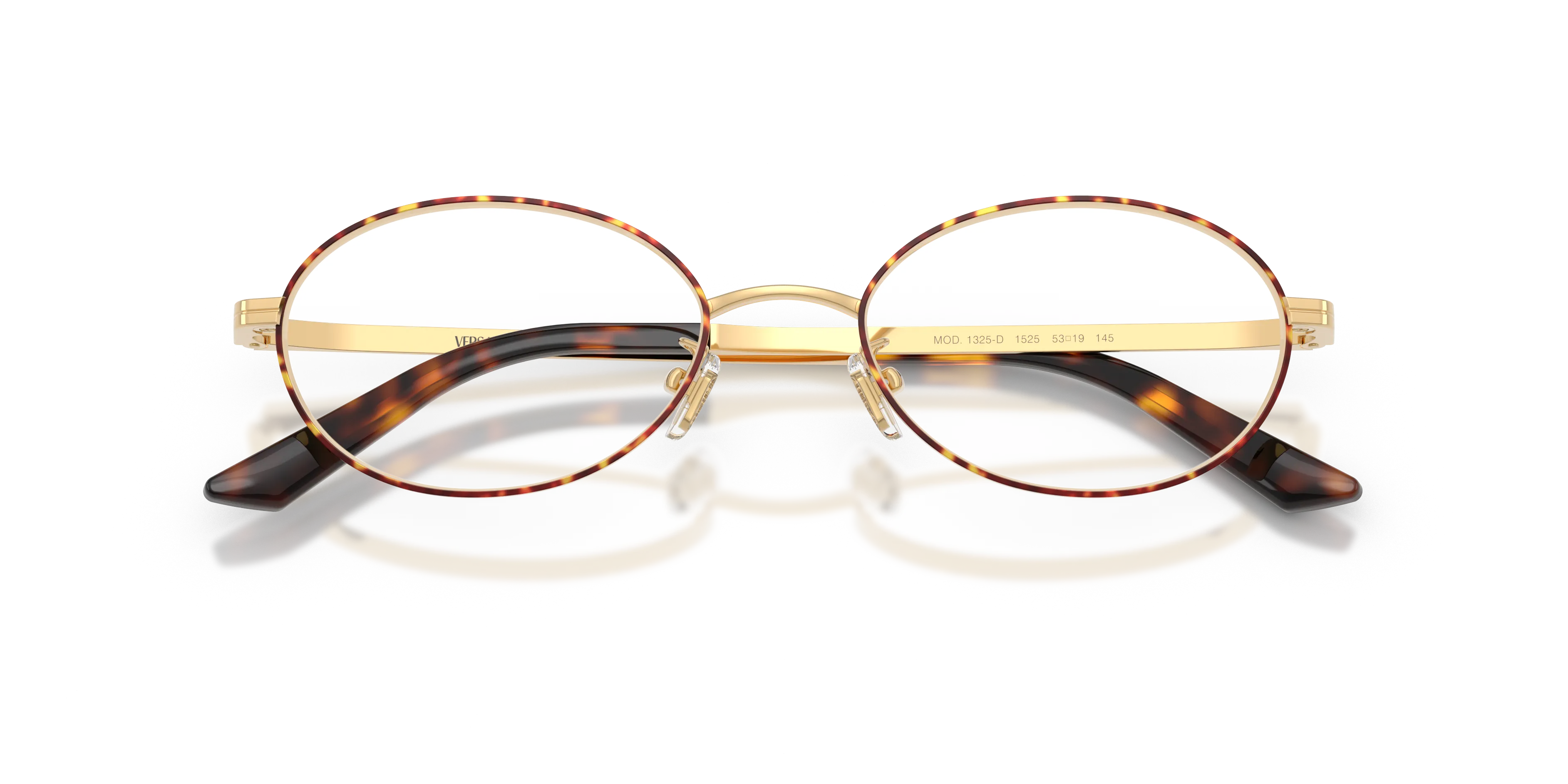Versace VE1325D 1525 Montature da vista Metallo Oro Trasparente Rotonda Normale - immagine 2