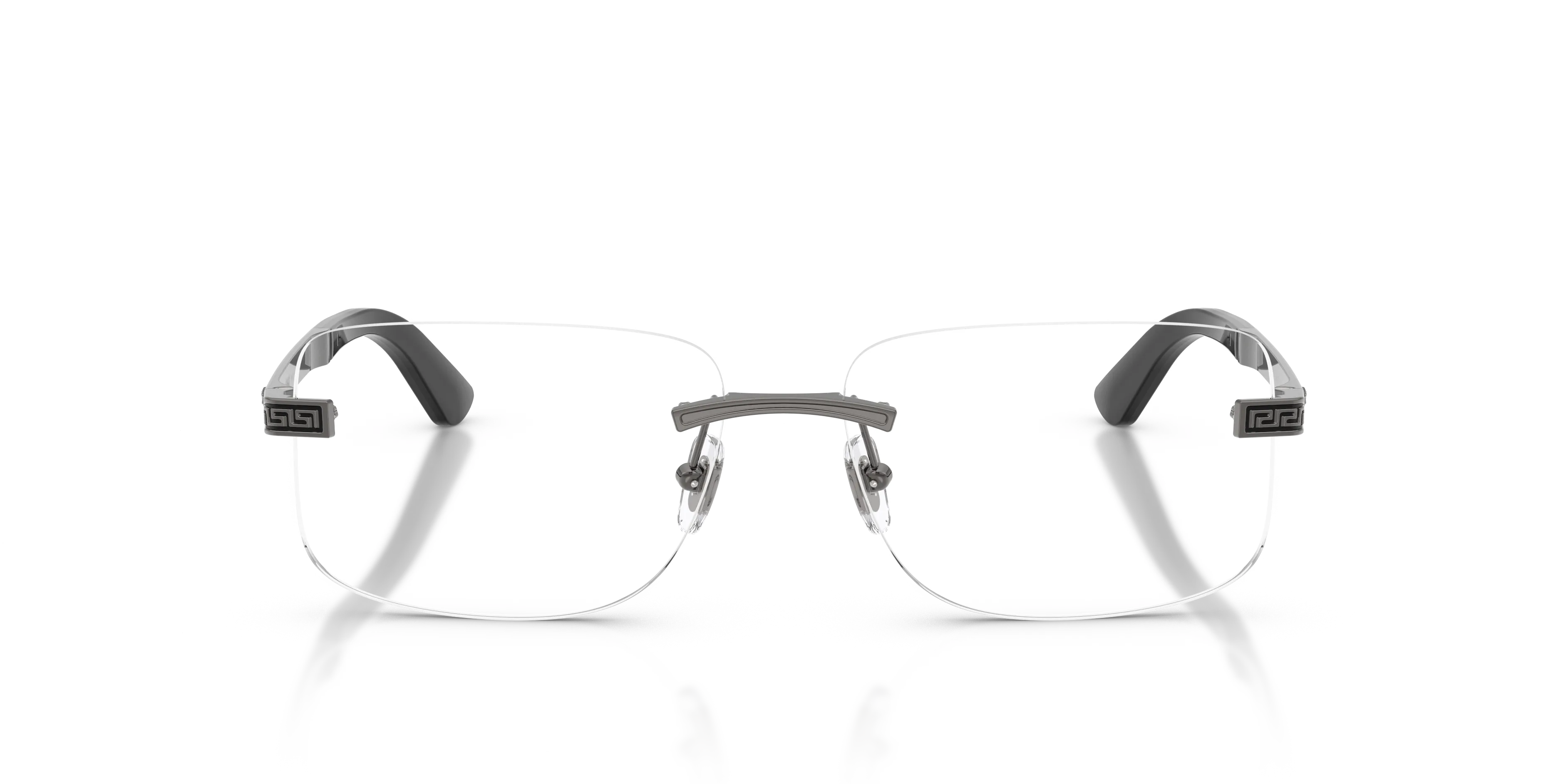 Versace VE1322 1527 Montature da vista Metallo Grigio Trasparente Squadrata Normale - immagine 3