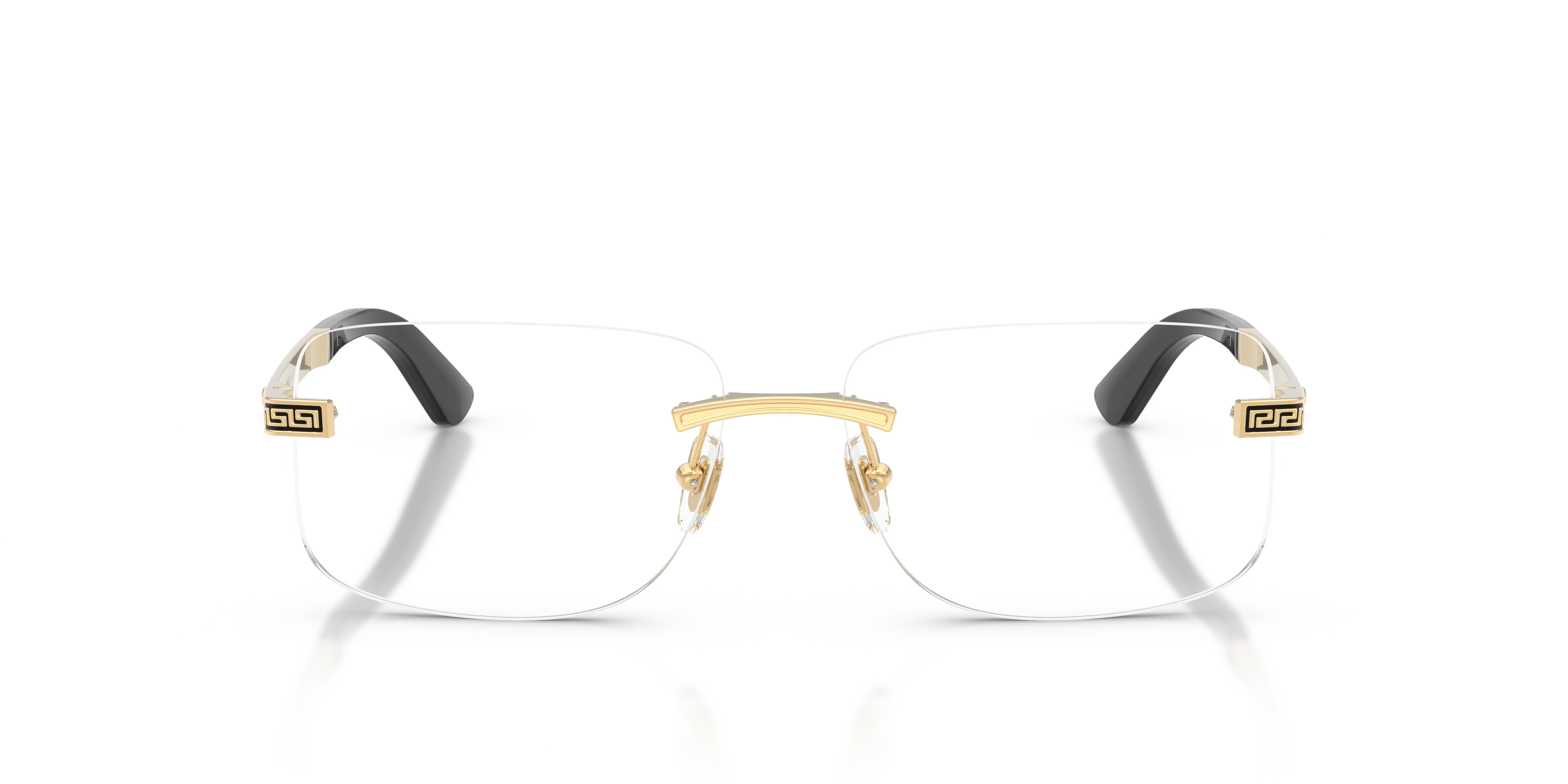 Versace VE1322 1002 Montature da vista Metallo Oro Trasparente Squadrata Normale - immagine 3