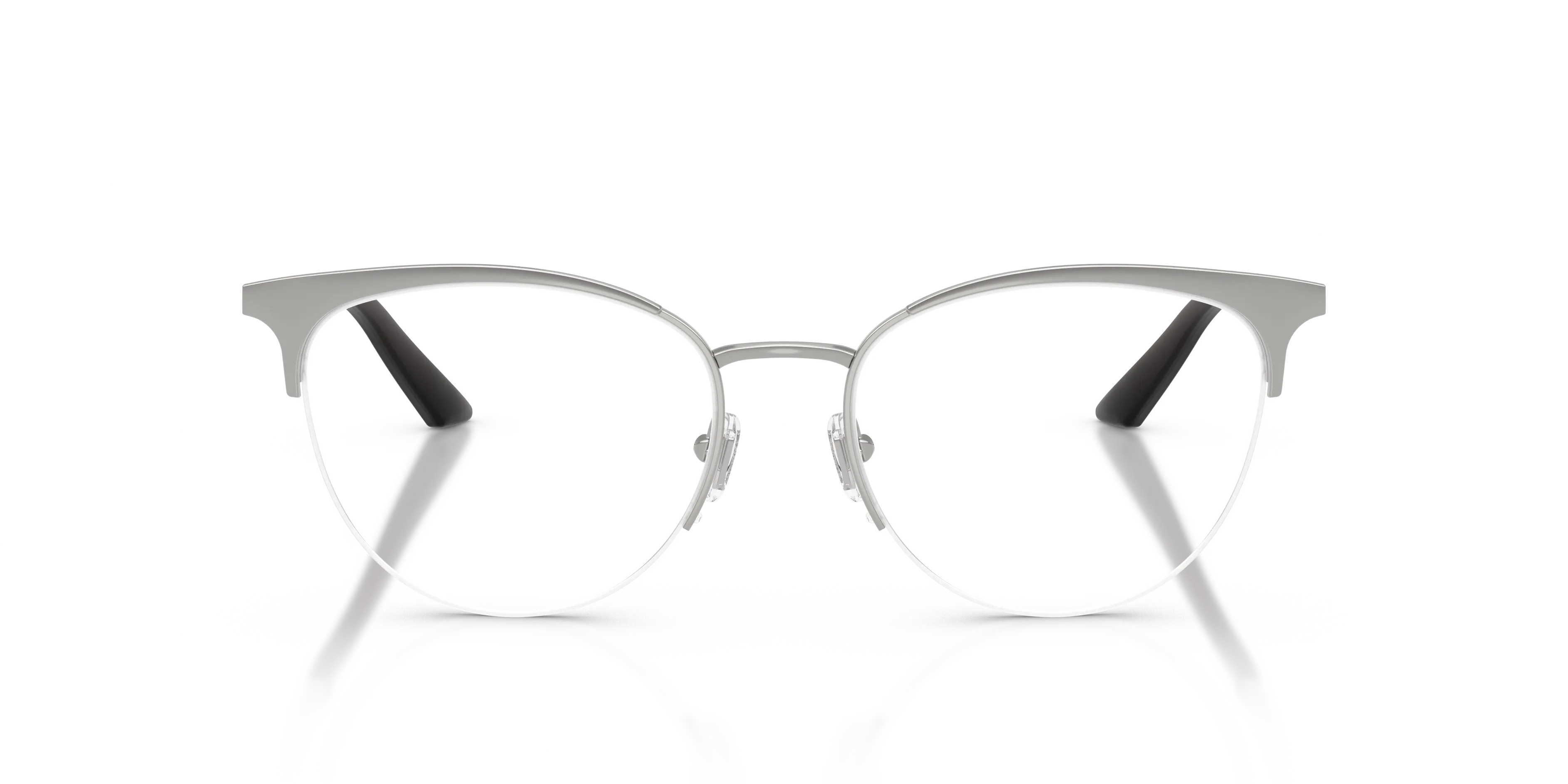 Versace VE1321 1526 Montature da vista Metallo Argento Trasparente Cat Eye Normale - immagine 3