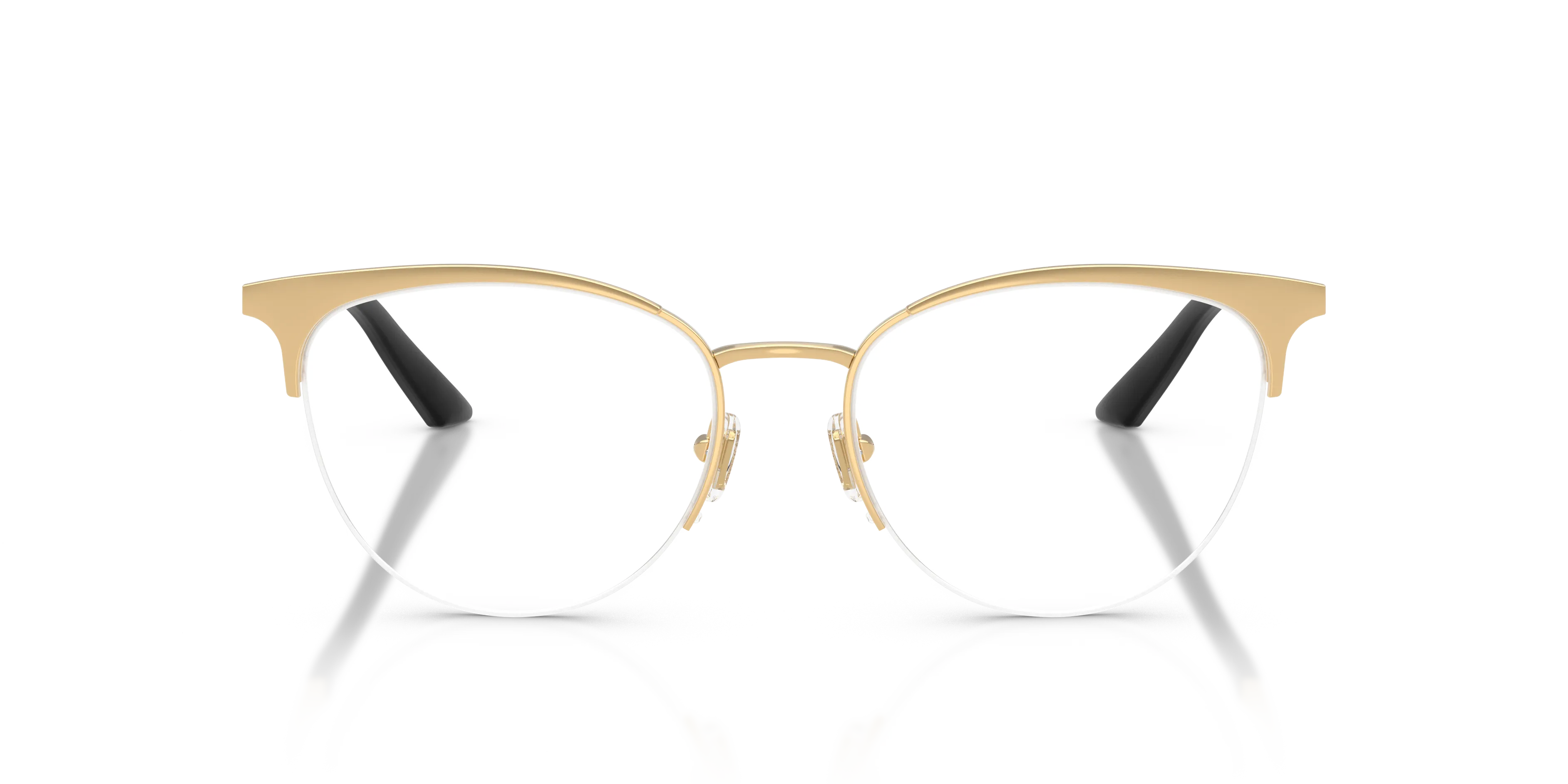 Versace VE1321 1523 Montature da vista Metallo Oro Trasparente Cat Eye Normale - immagine 3