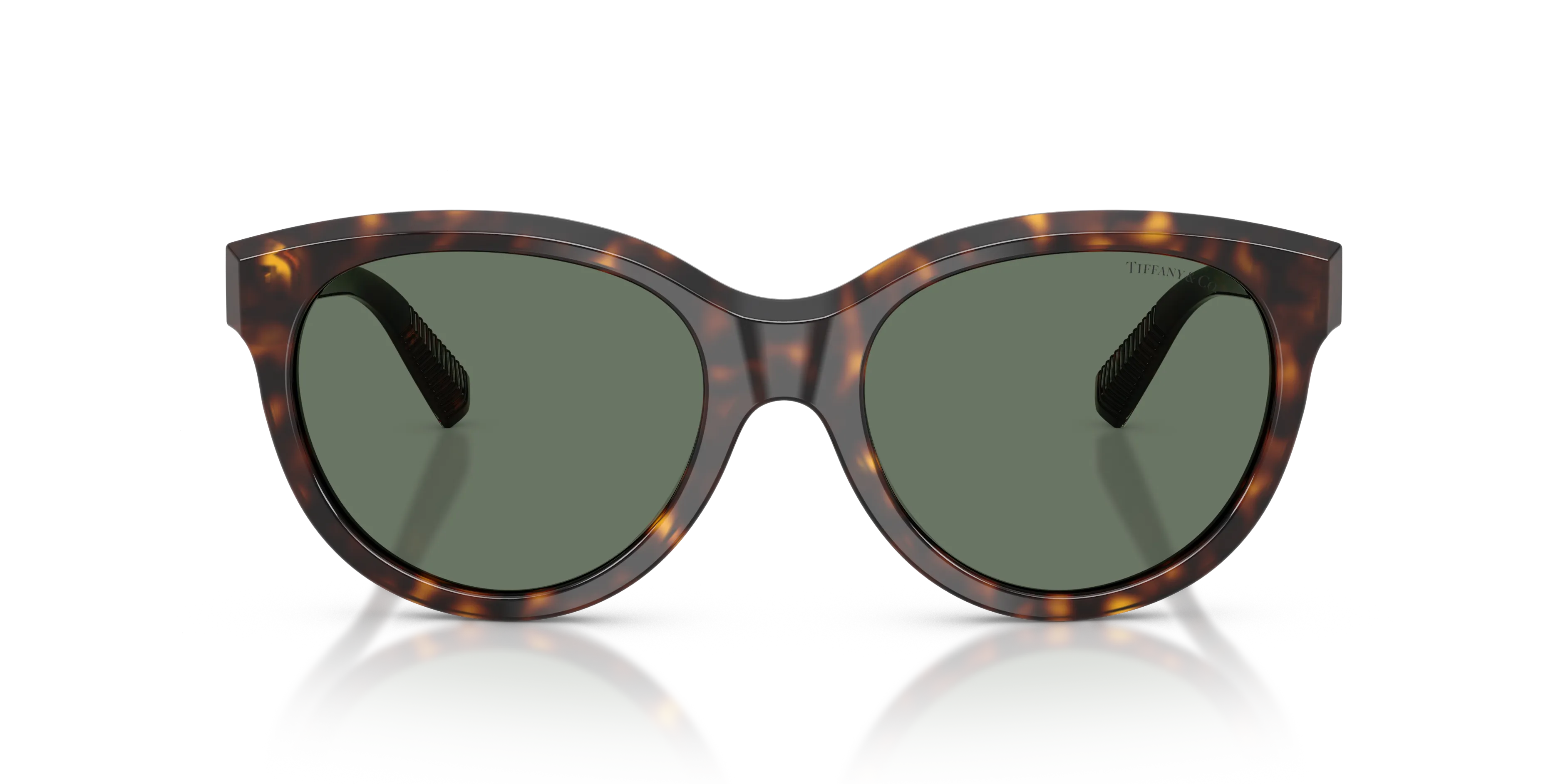 Tiffany TF4271 80153H Occhiali da sole Acetato Tartaruga Verde Cat Eye Normale - immagine 3