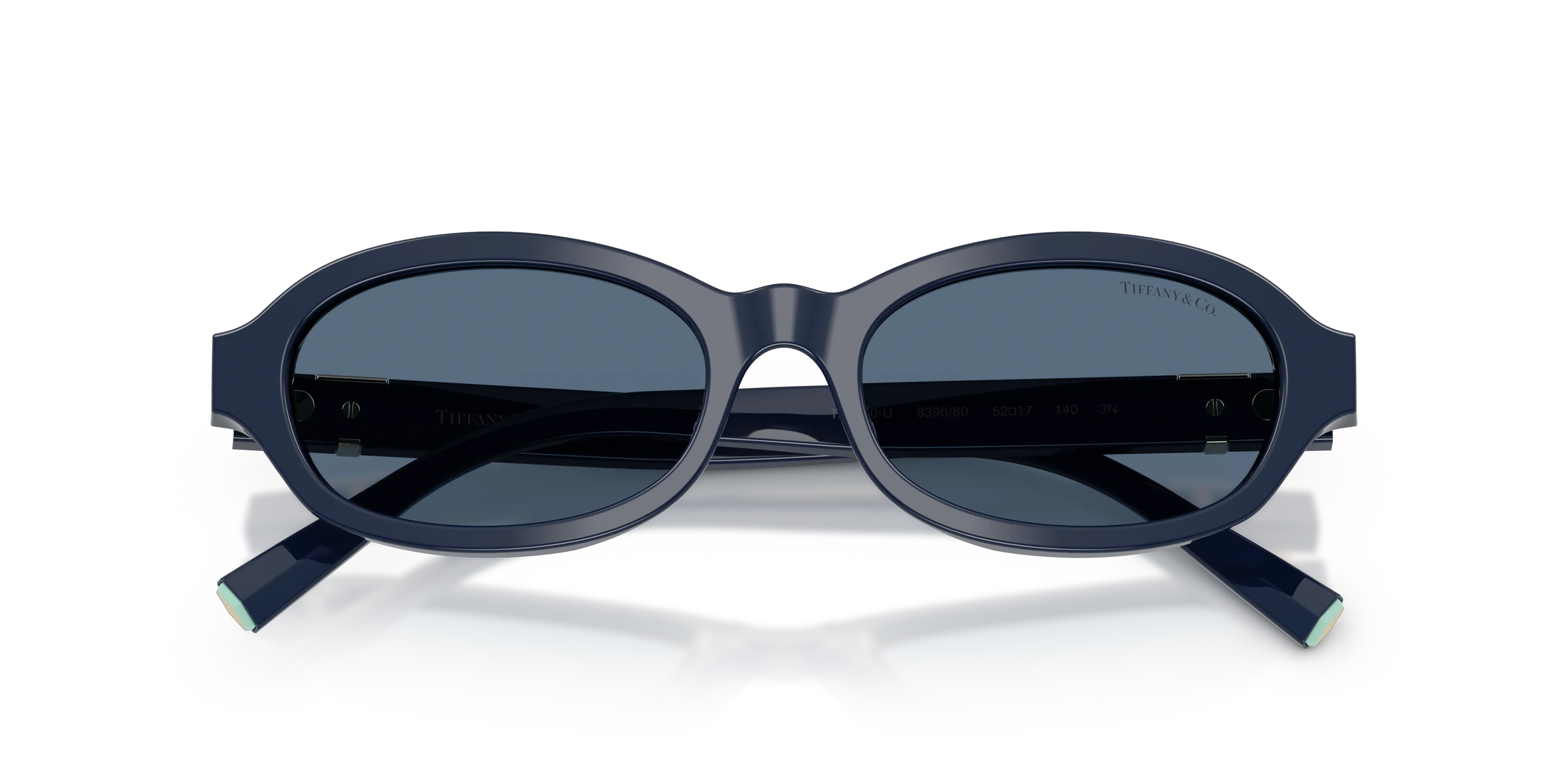Tiffany TF4270U 839680 Occhiali da sole Acetato Blu Blu Rotonda Normale - immagine 2