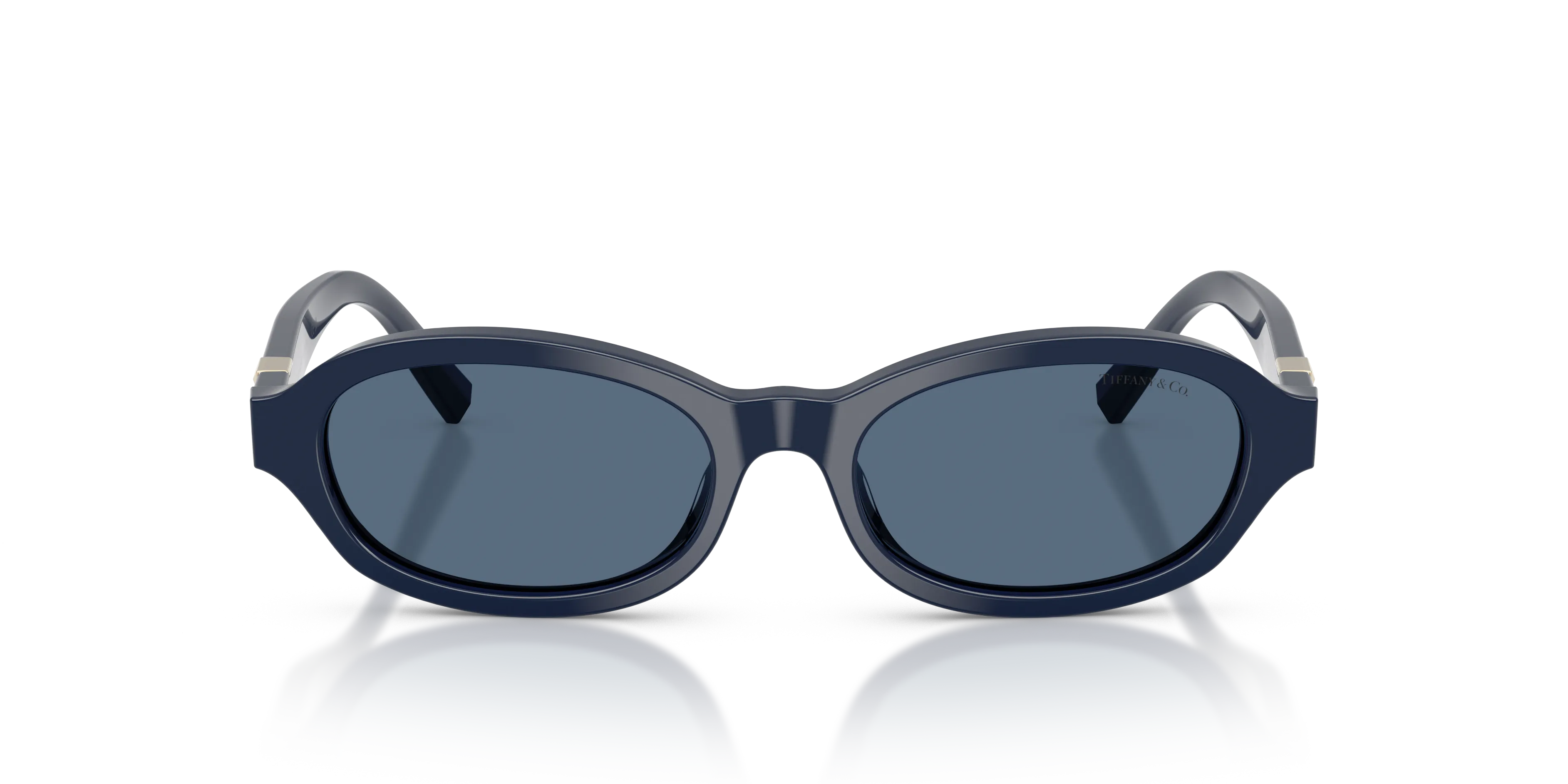 Tiffany TF4270U 839680 Occhiali da sole Acetato Blu Blu Rotonda Normale - immagine 3