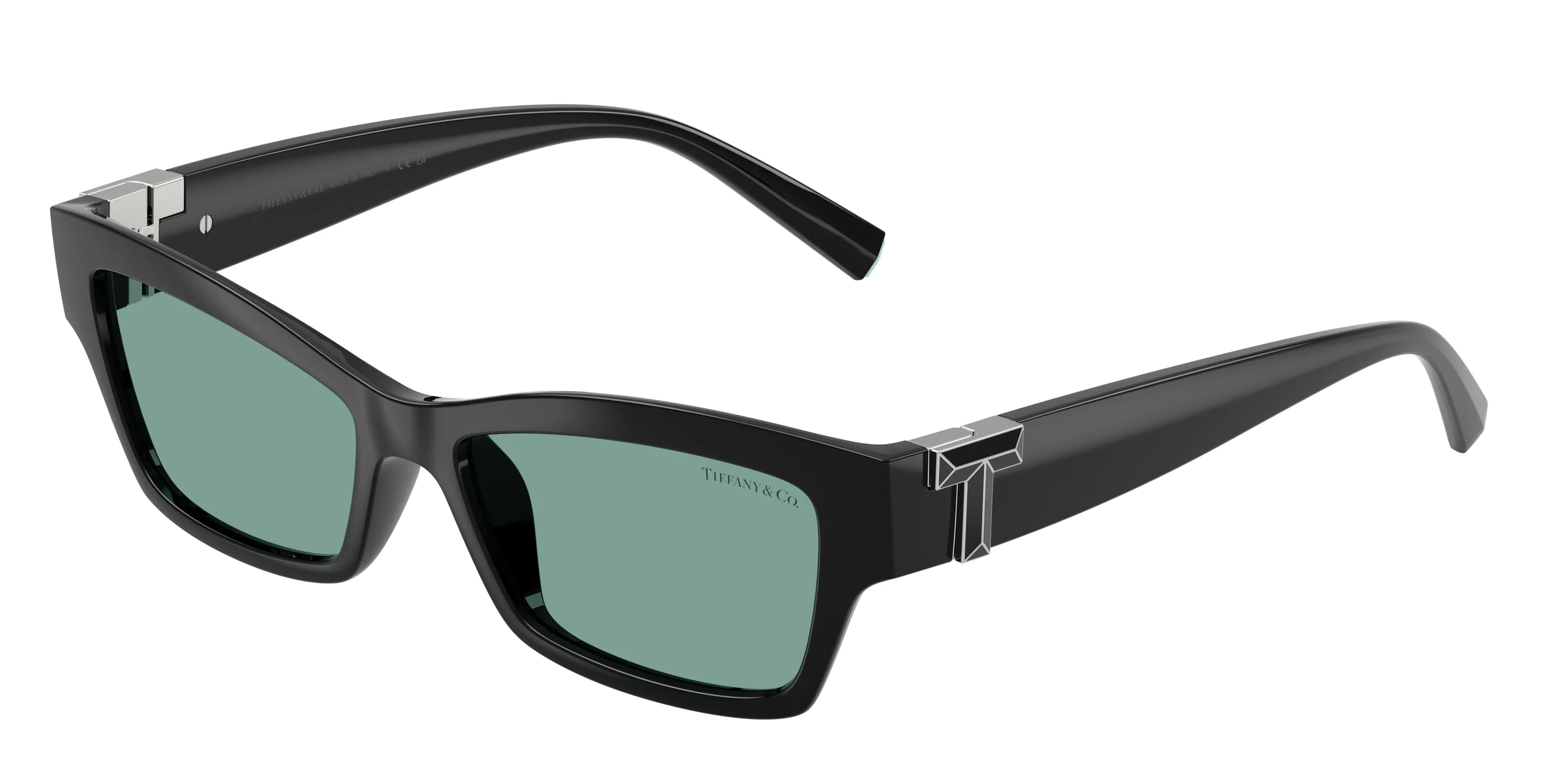 Tiffany TF4269U 847782 Occhiali da sole Iniettato Nero Verde Squadrata Normale - immagine 1