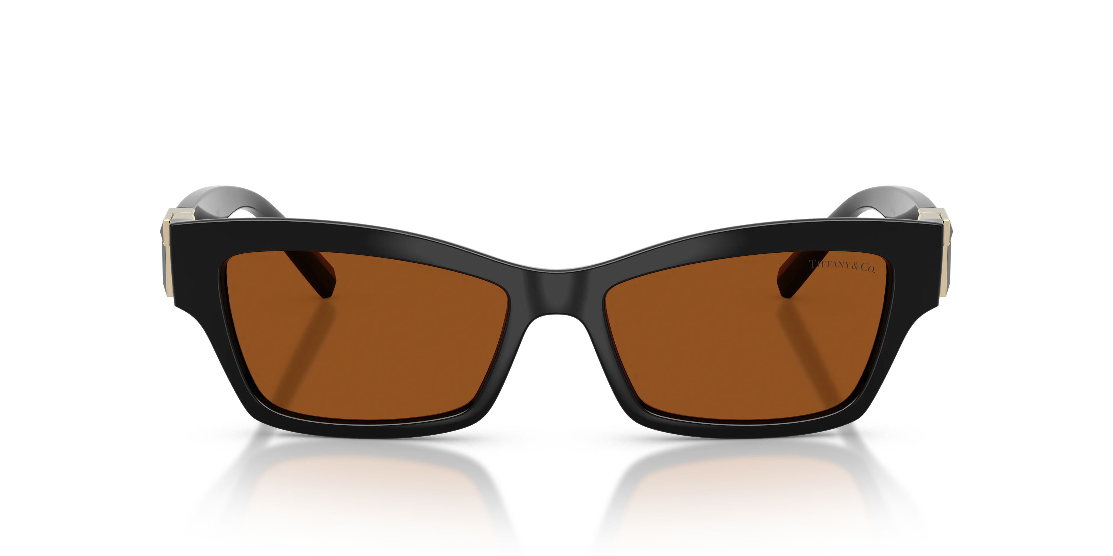 Tiffany TF4269U 847673 Occhiali da sole Iniettato Nero Marrone Squadrata Normale - immagine 3