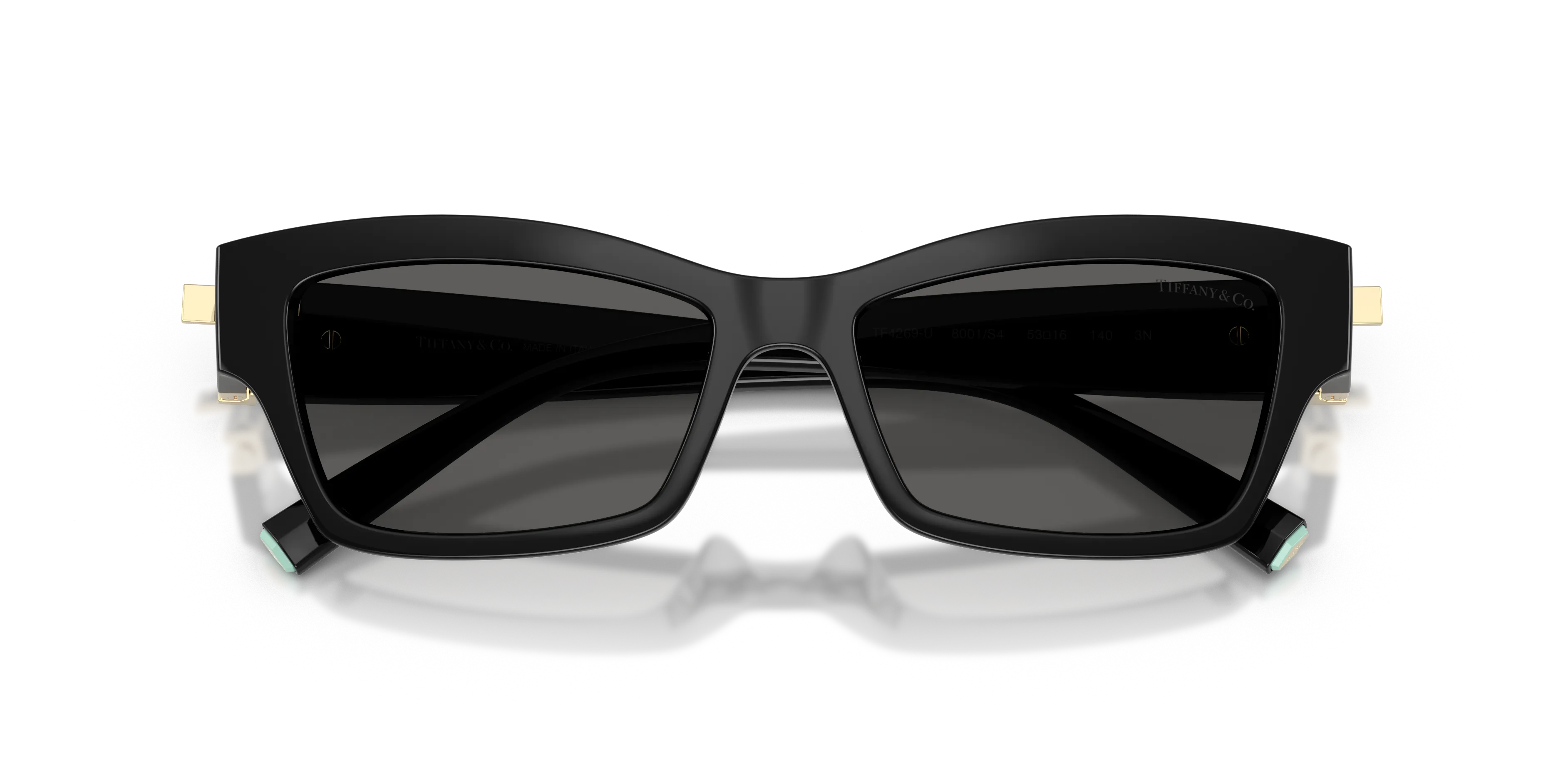 Tiffany TF4269U 8001S4 Occhiali da sole Iniettato Nero Grigio Squadrata Normale - immagine 2