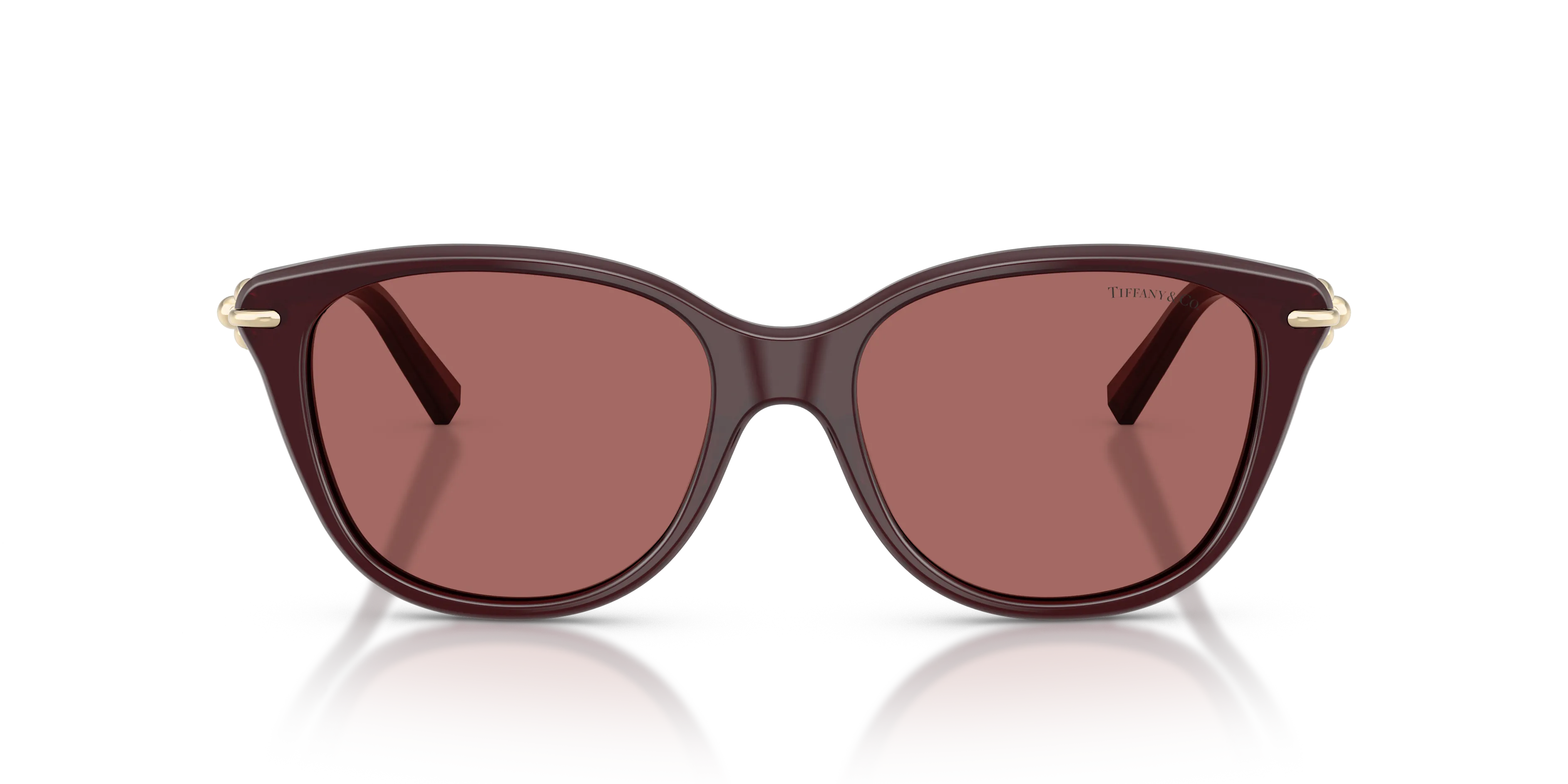 Tiffany TF4267 847069 Occhiali da sole Acetato Rosso Viola Farfalla Normale - immagine 3