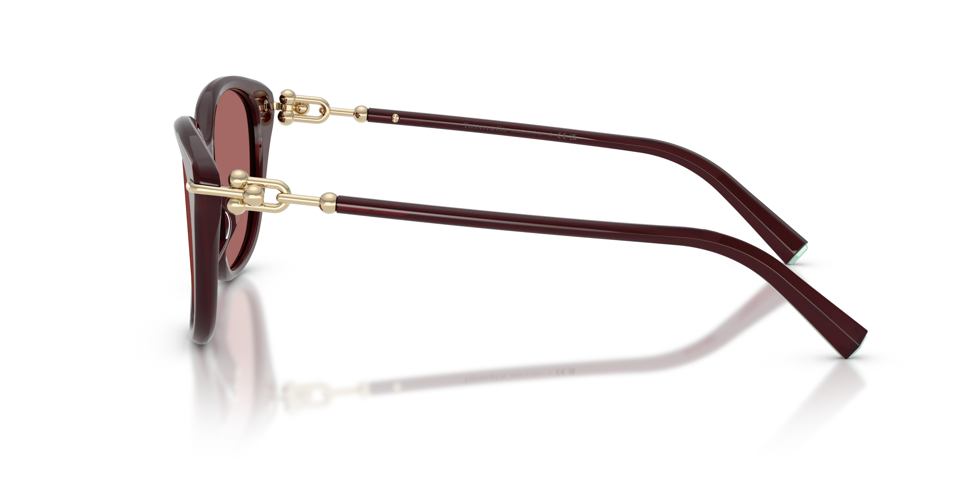 Tiffany TF4267 847069 Occhiali da sole Acetato Rosso Viola Farfalla Normale - immagine 4