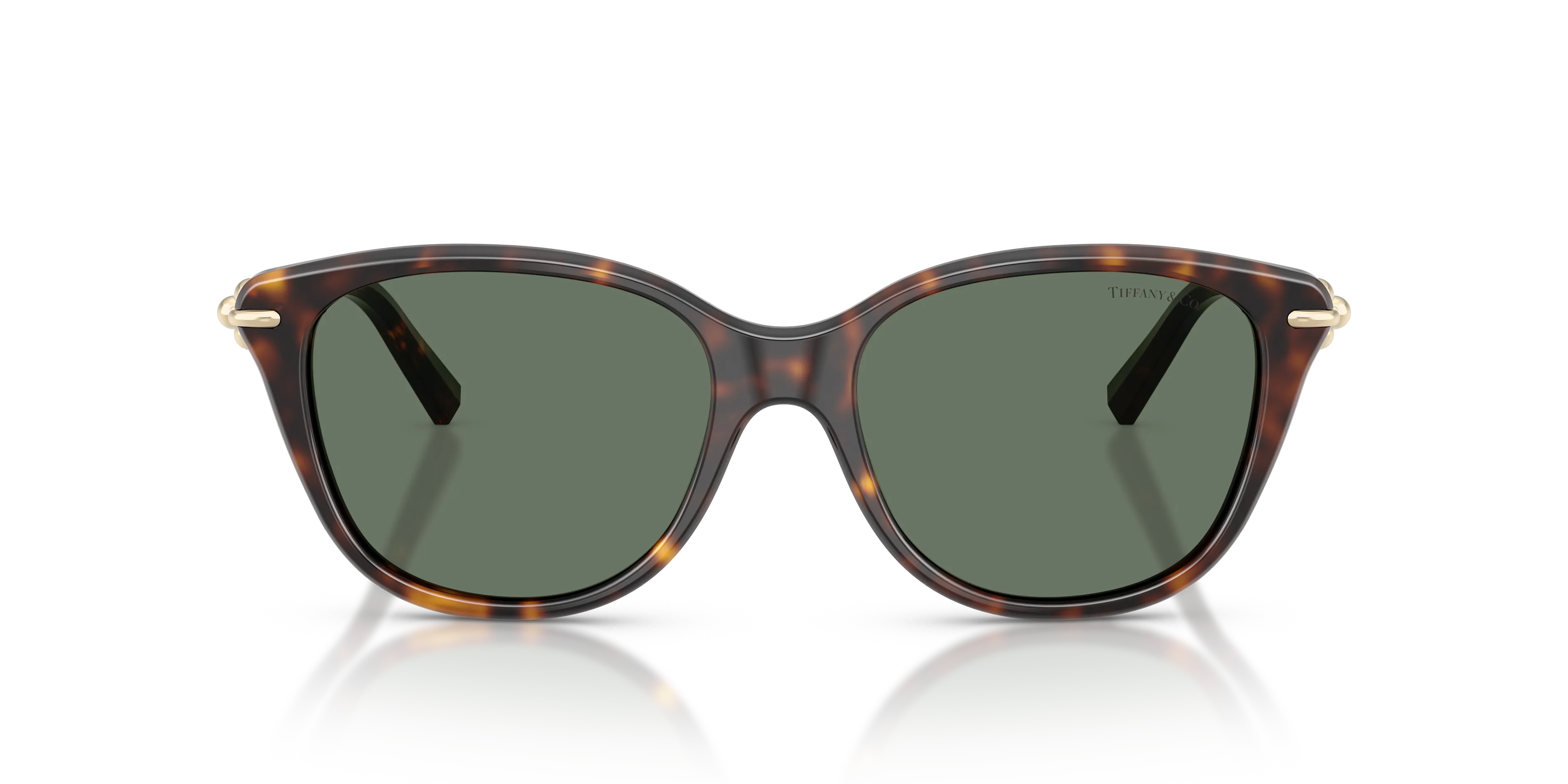 Tiffany TF4267 80153H Occhiali da sole Acetato Tartaruga Verde Farfalla Normale - immagine 3