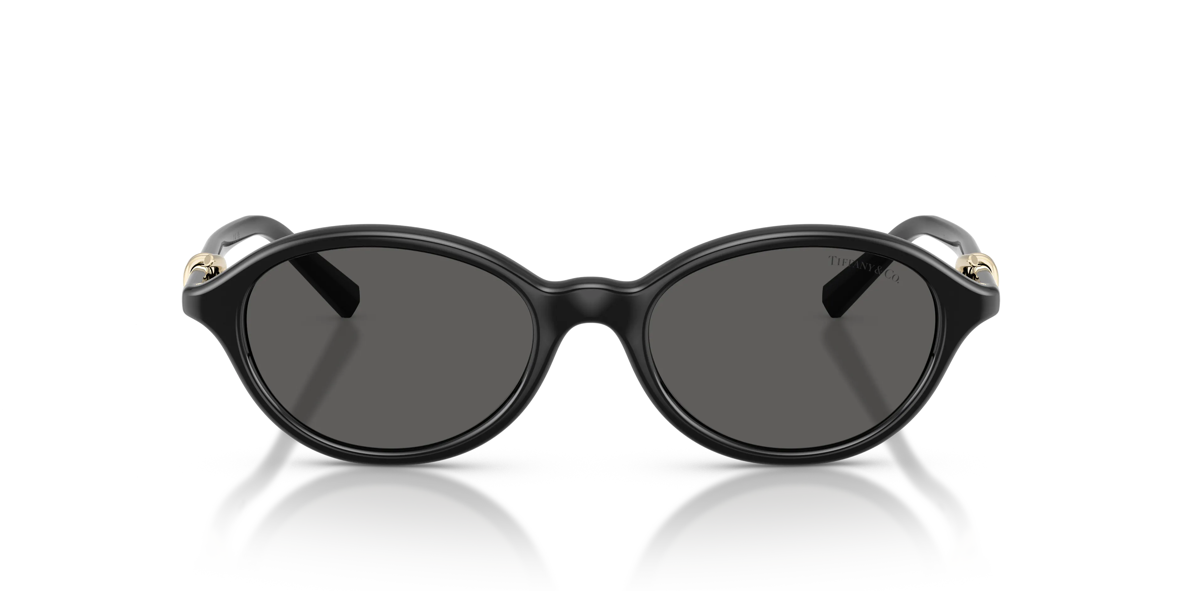 Tiffany TF4266U 8001S4 Occhiali da sole Iniettato Nero Grigio Rotonda Normale - immagine 3