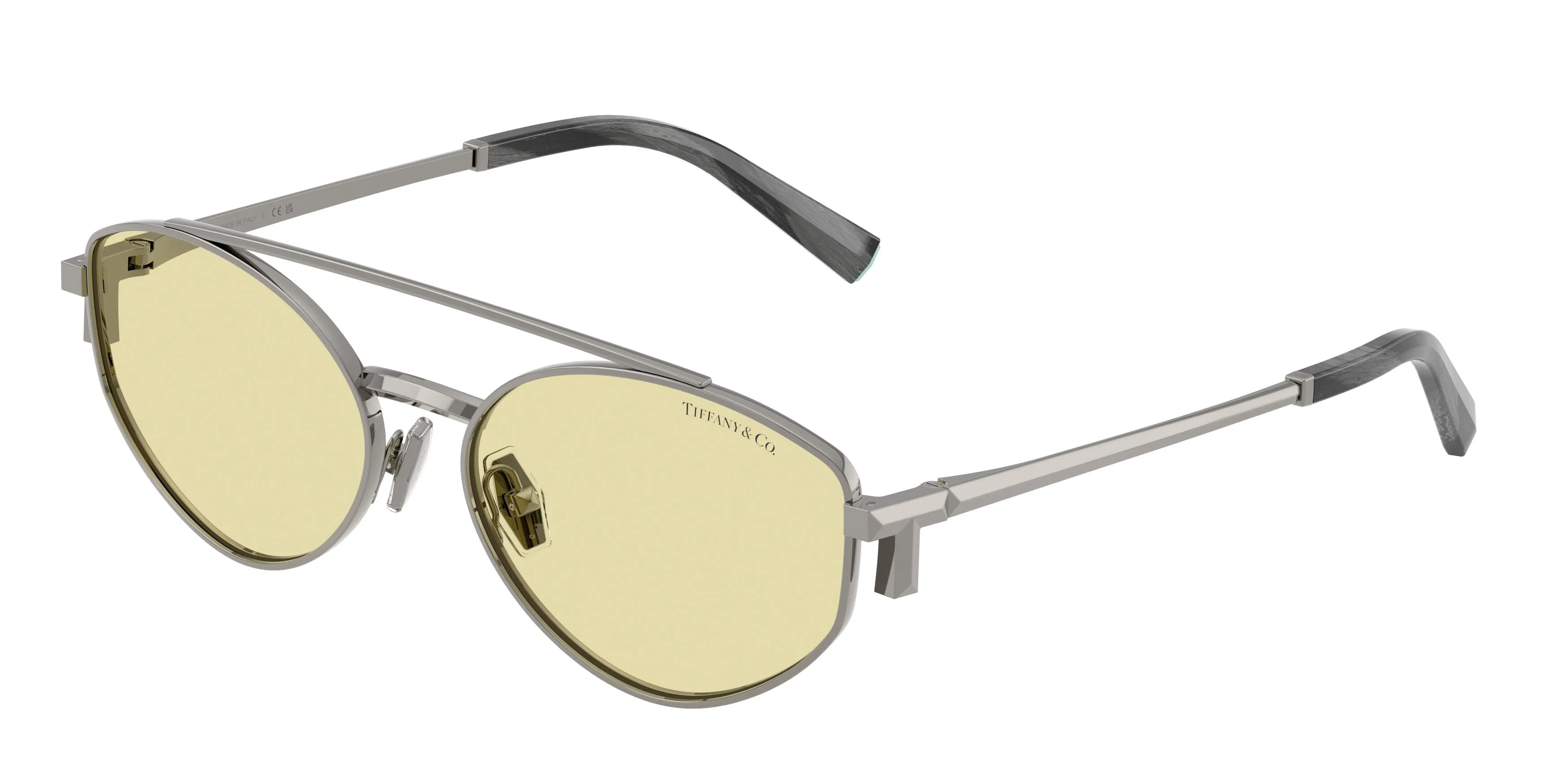 Tiffany TF3125 6003M4 Occhiali da sole Metallo Grigio Marrone Rotonda Fotocromatiche - immagine 1