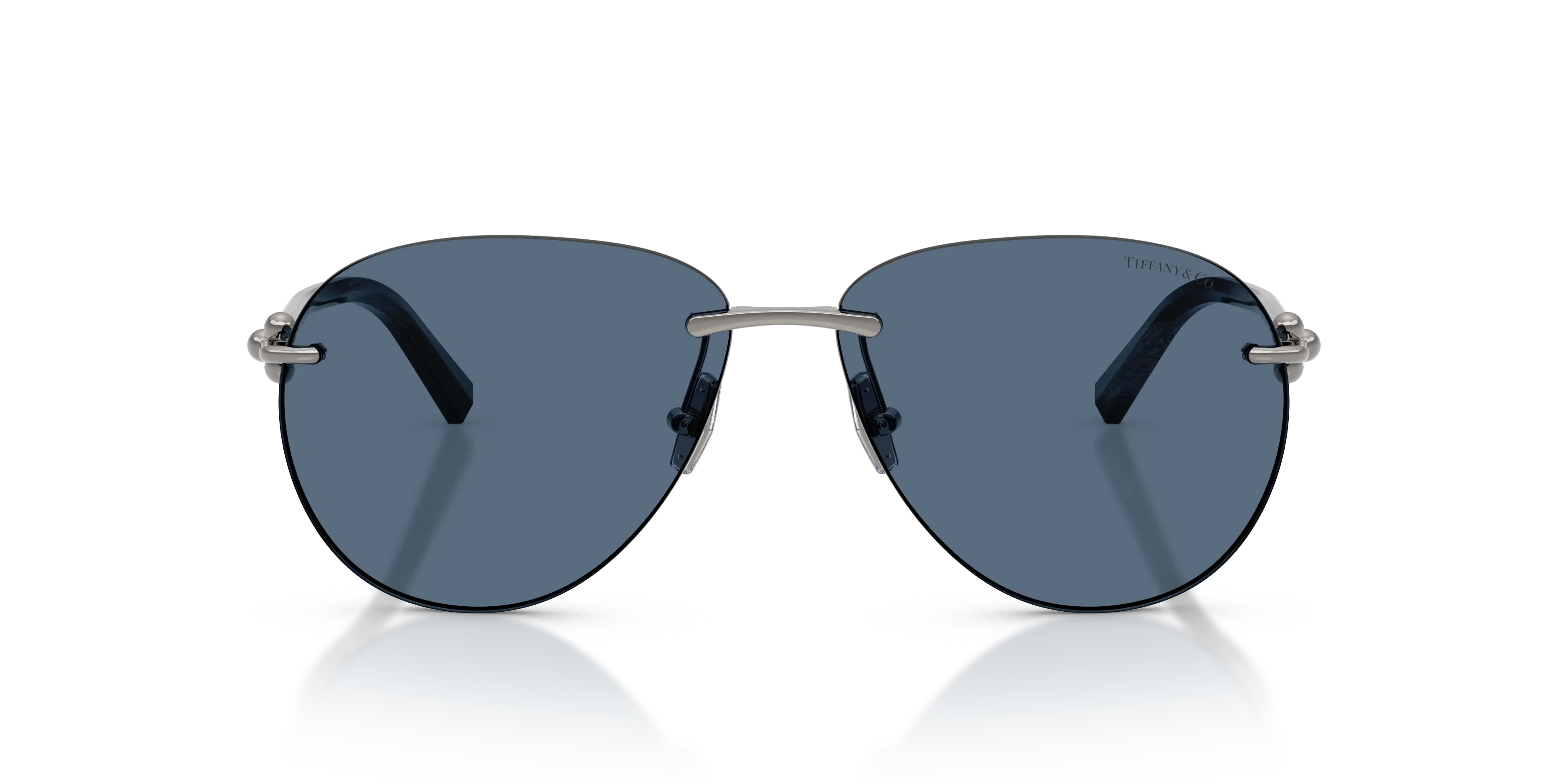 Tiffany TF3124 600380 Occhiali da sole Metallo Grigio Blu Pilot Normale - immagine 3