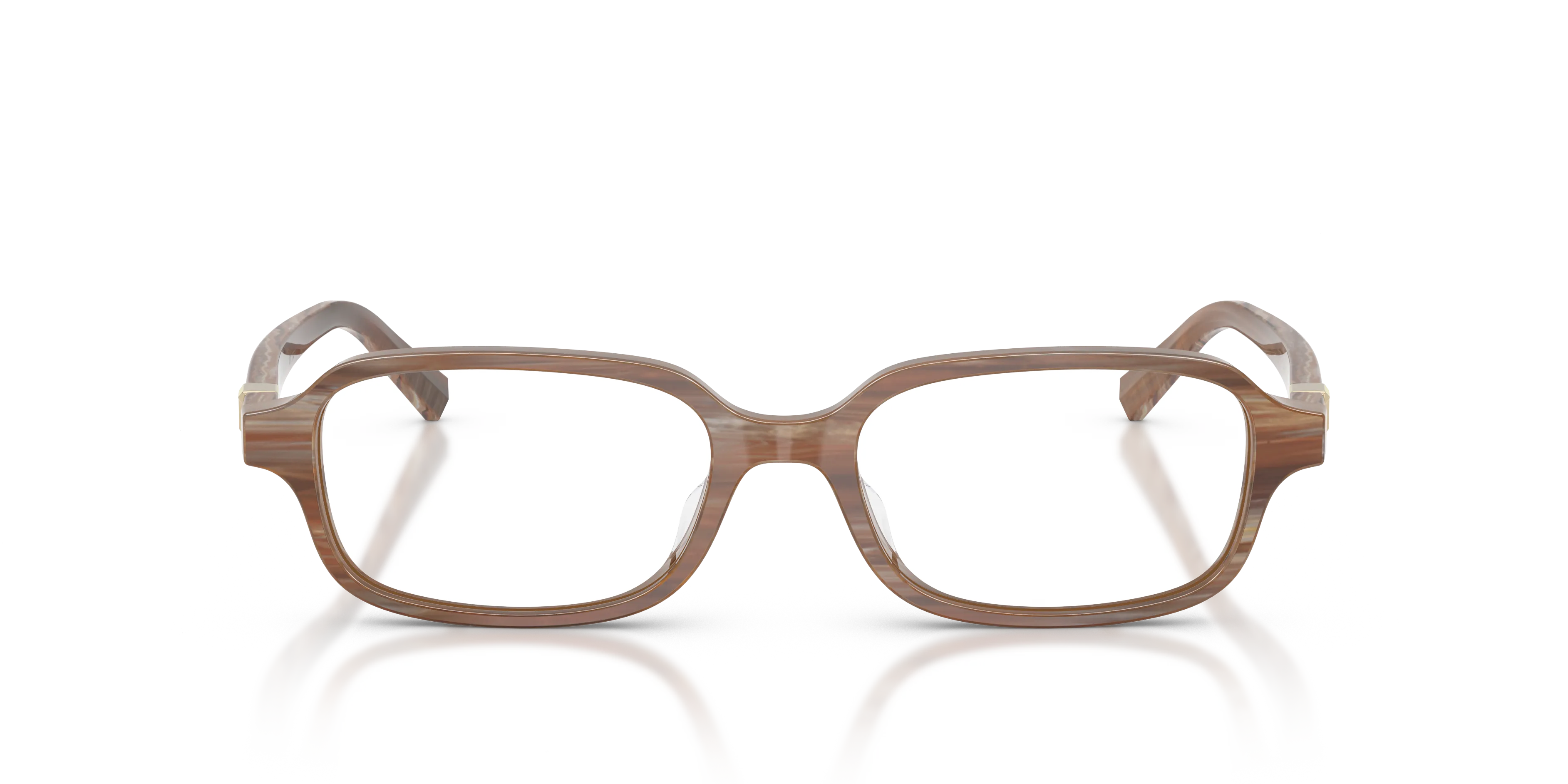 Tiffany TF2307D 8435 Montature da vista Acetato Marrone Trasparente Squadrata Normale - immagine 3