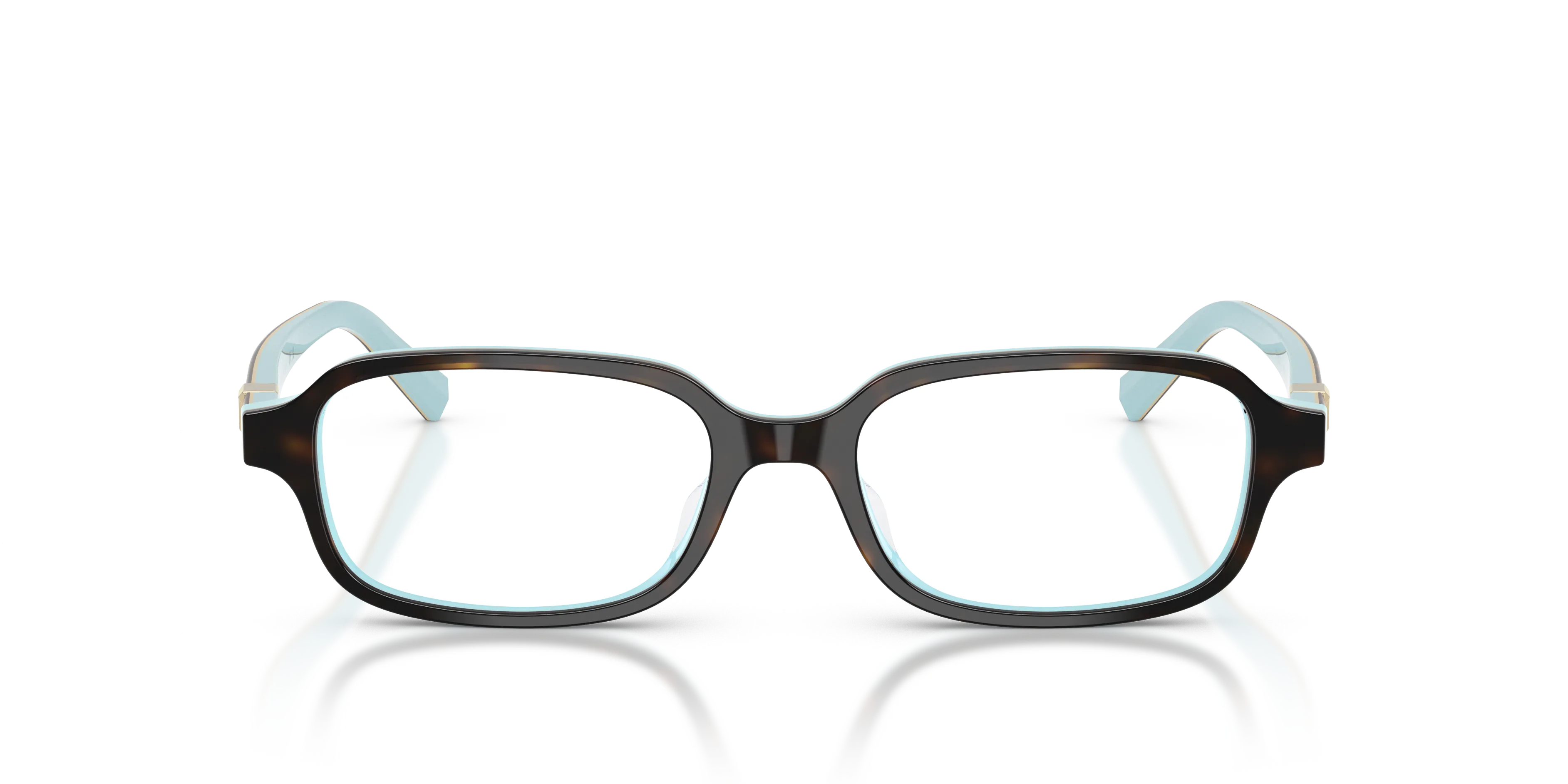 Tiffany TF2307D 8134 Montature da vista Acetato Marrone Trasparente Squadrata Normale - immagine 3