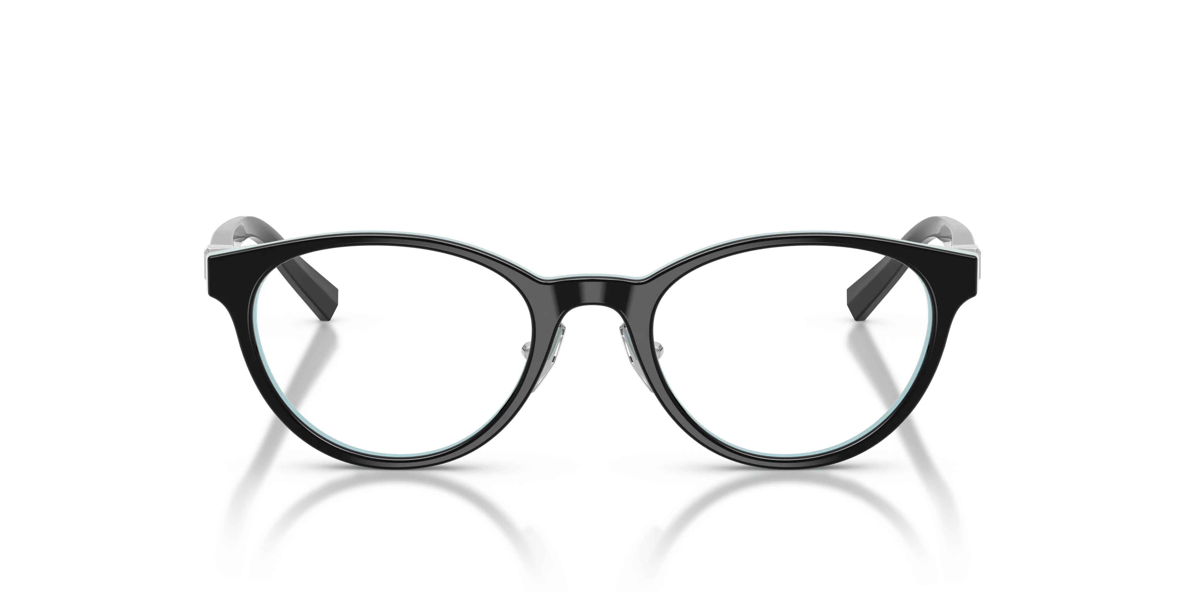 Tiffany TF2306D 8055 Montature da vista Acetato Nero Trasparente Cat Eye Normale - immagine 3