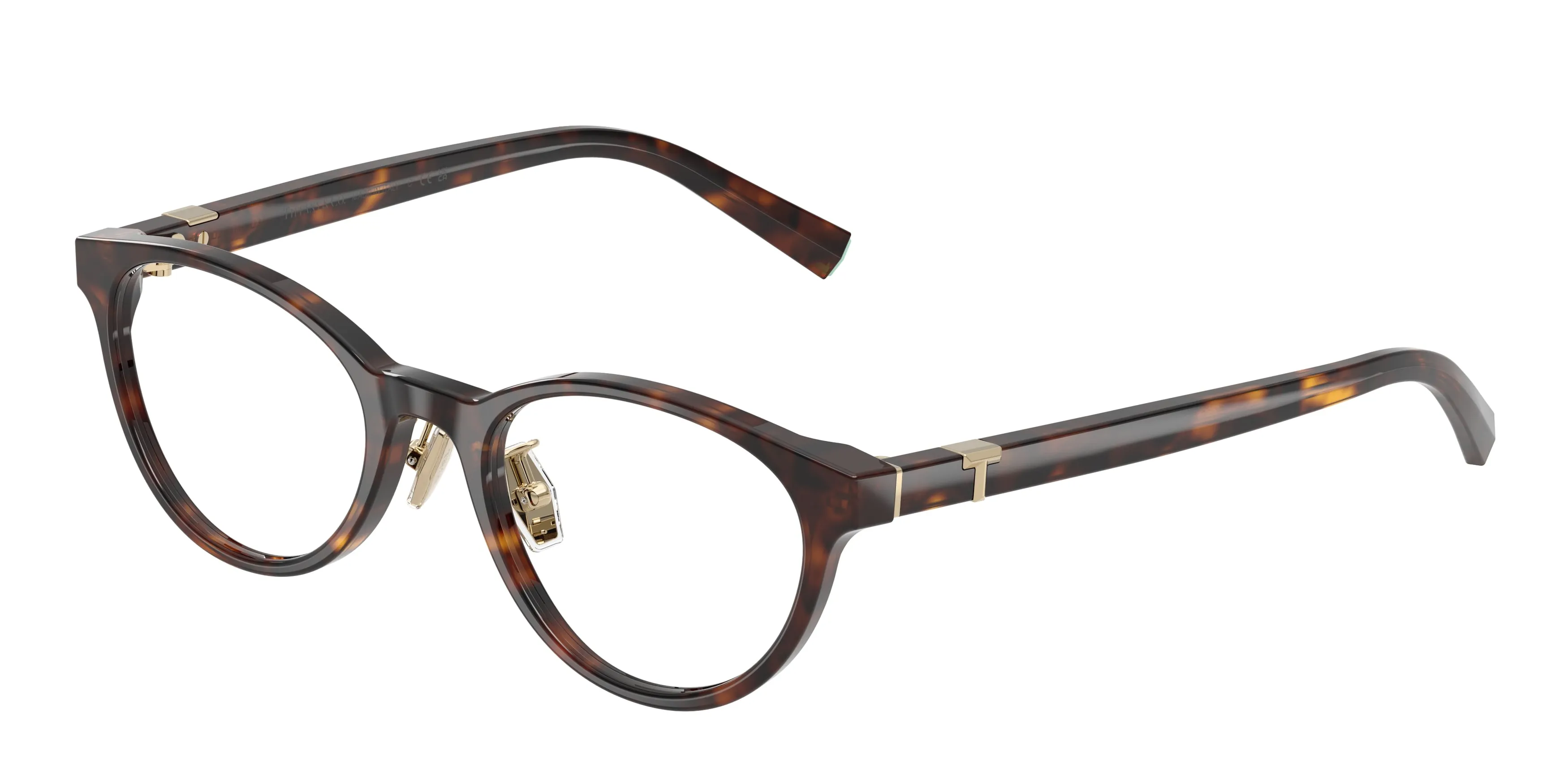 Tiffany TF2306D 8015 Montature da vista Acetato Tartaruga Trasparente Cat Eye Normale - immagine 1