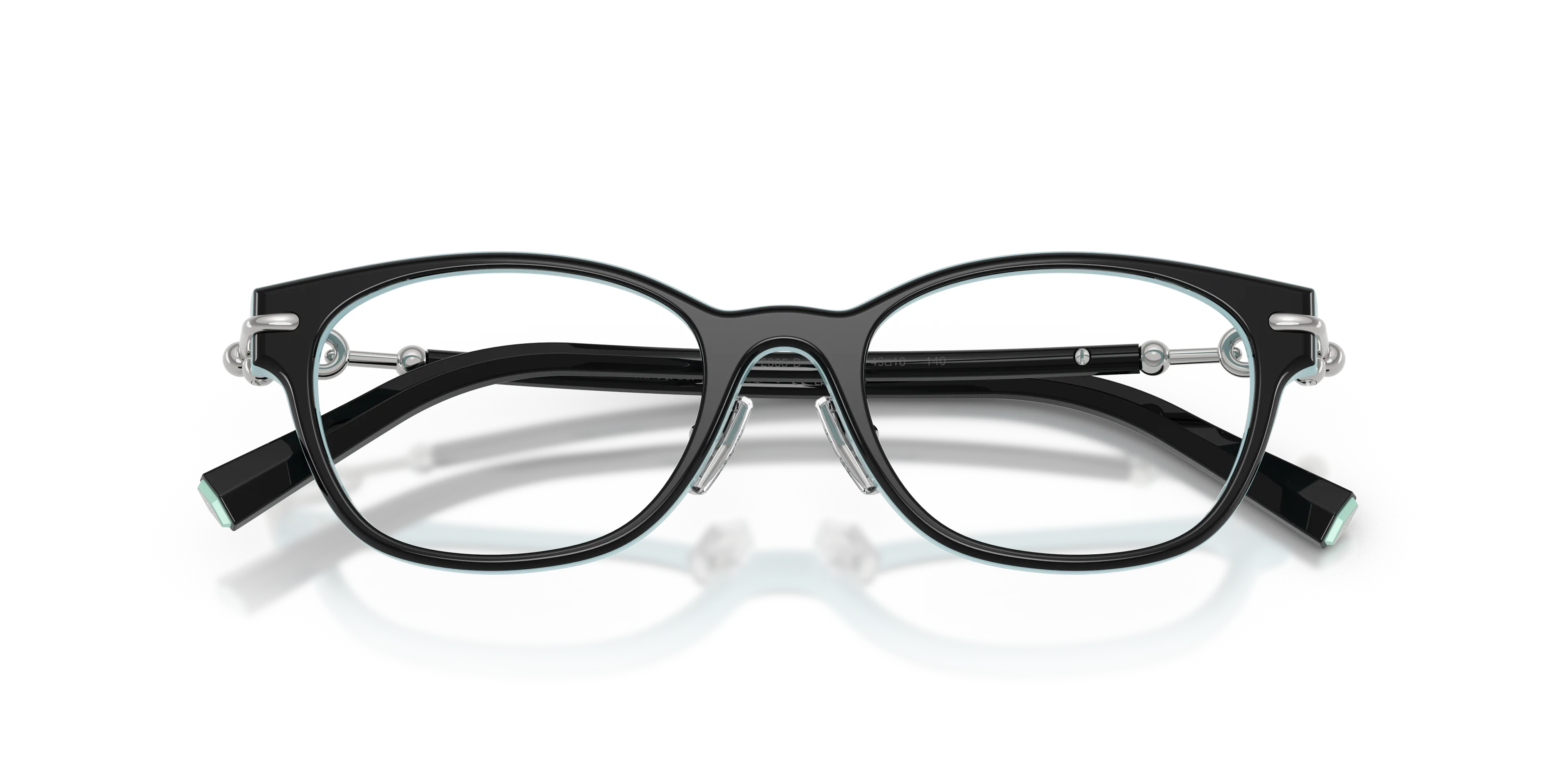 Tiffany TF2305D 8055 Montature da vista Acetato Nero Trasparente Pillow Normale - immagine 2