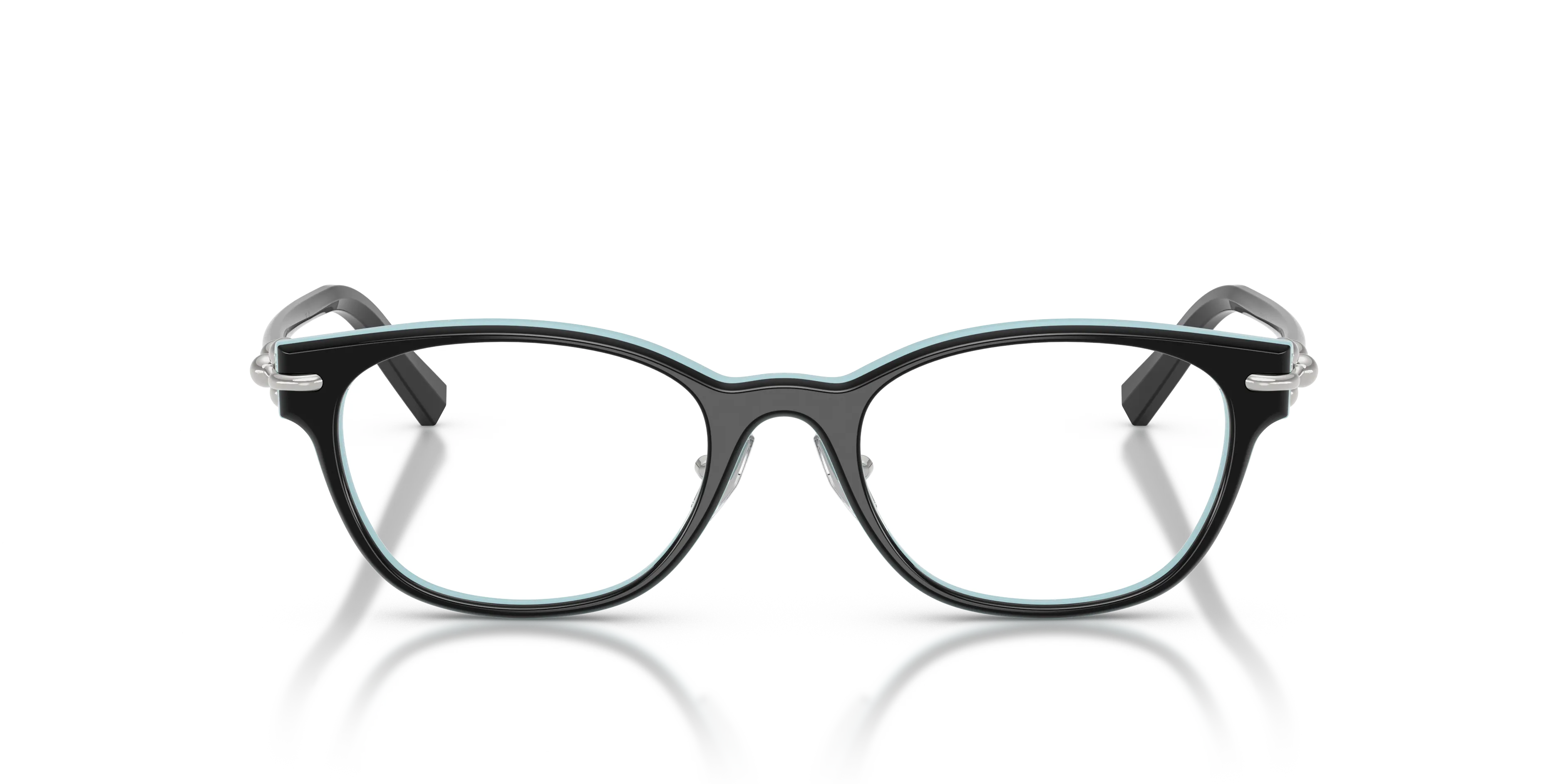 Tiffany TF2305D 8055 Montature da vista Acetato Nero Trasparente Pillow Normale - immagine 3