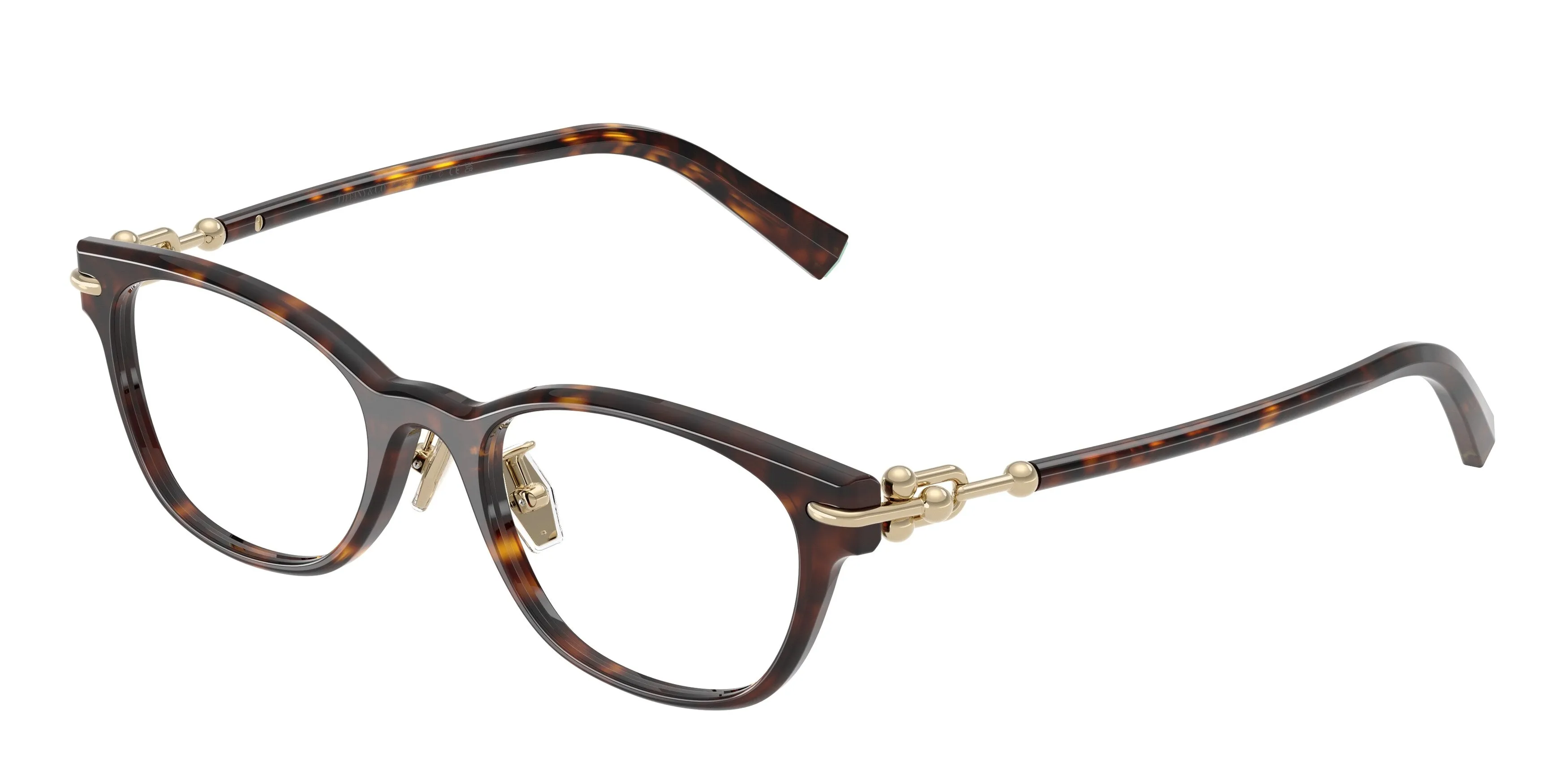 Tiffany TF2305D 8015 Montature da vista Acetato Tartaruga Trasparente Pillow Normale - immagine 1