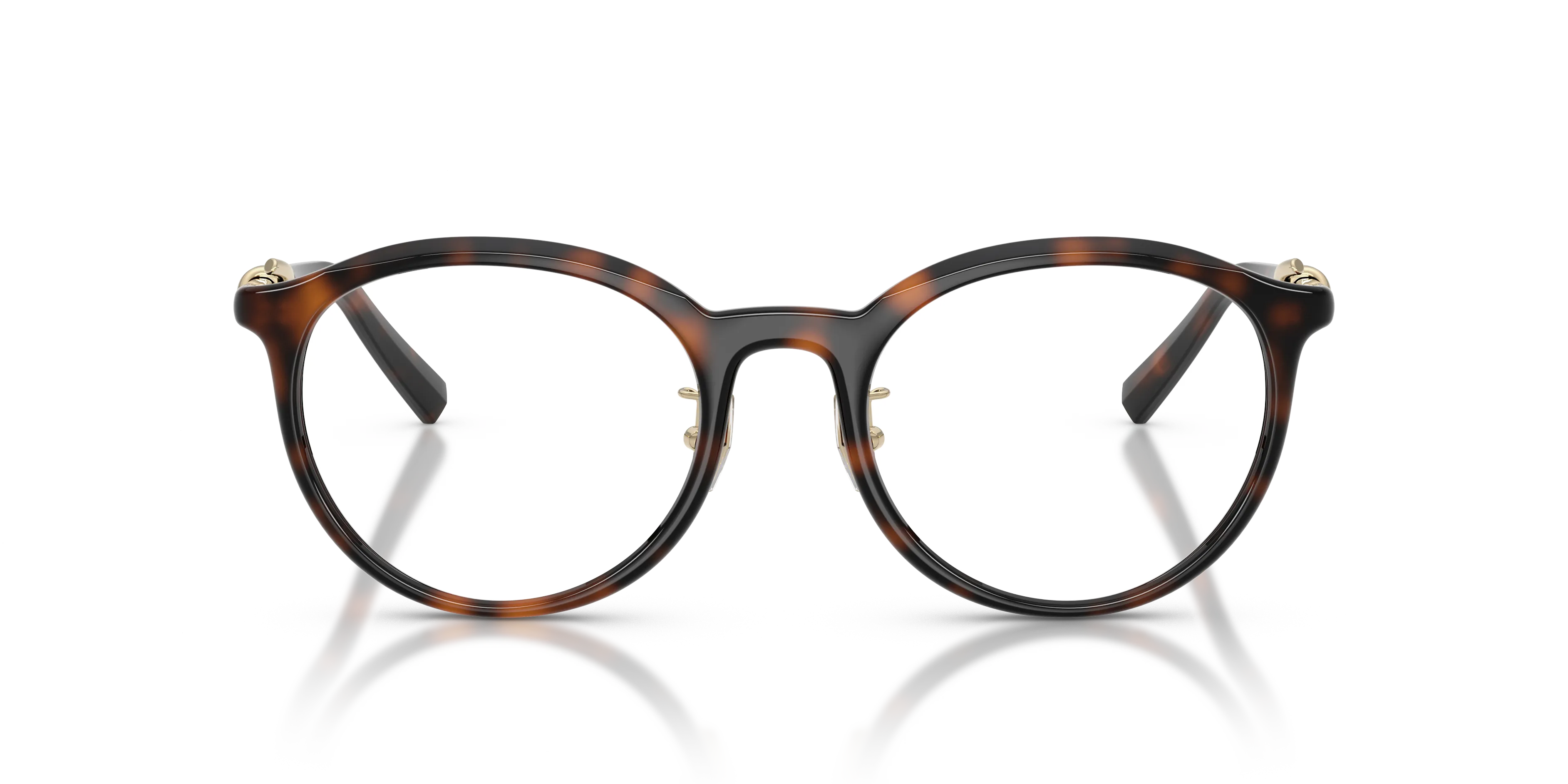 Tiffany TF2304D 8015 Montature da vista Iniettato Tartaruga Trasparente Rotonda Normale - immagine 3