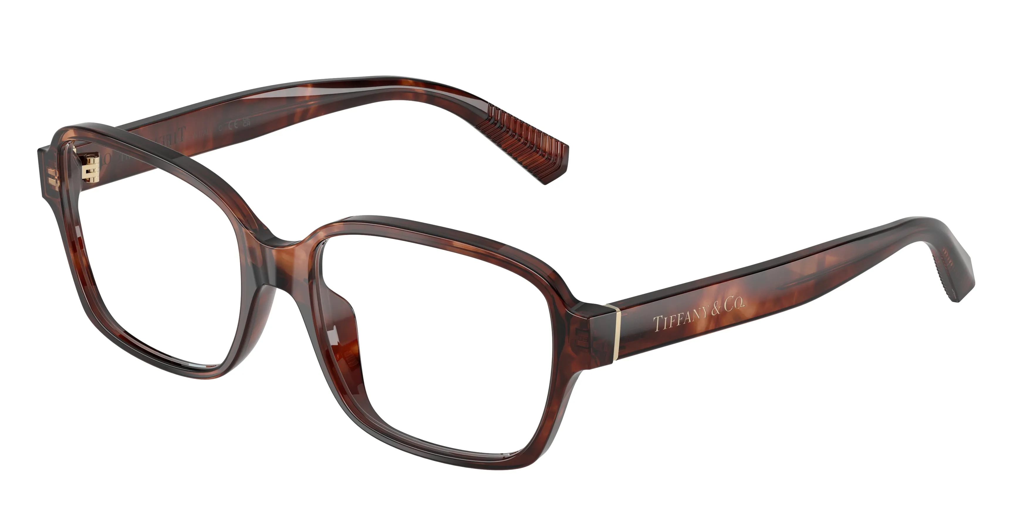Tiffany TF2303U 8421 Montature da vista Acetato Marrone Trasparente Squadrata Normale - immagine 1