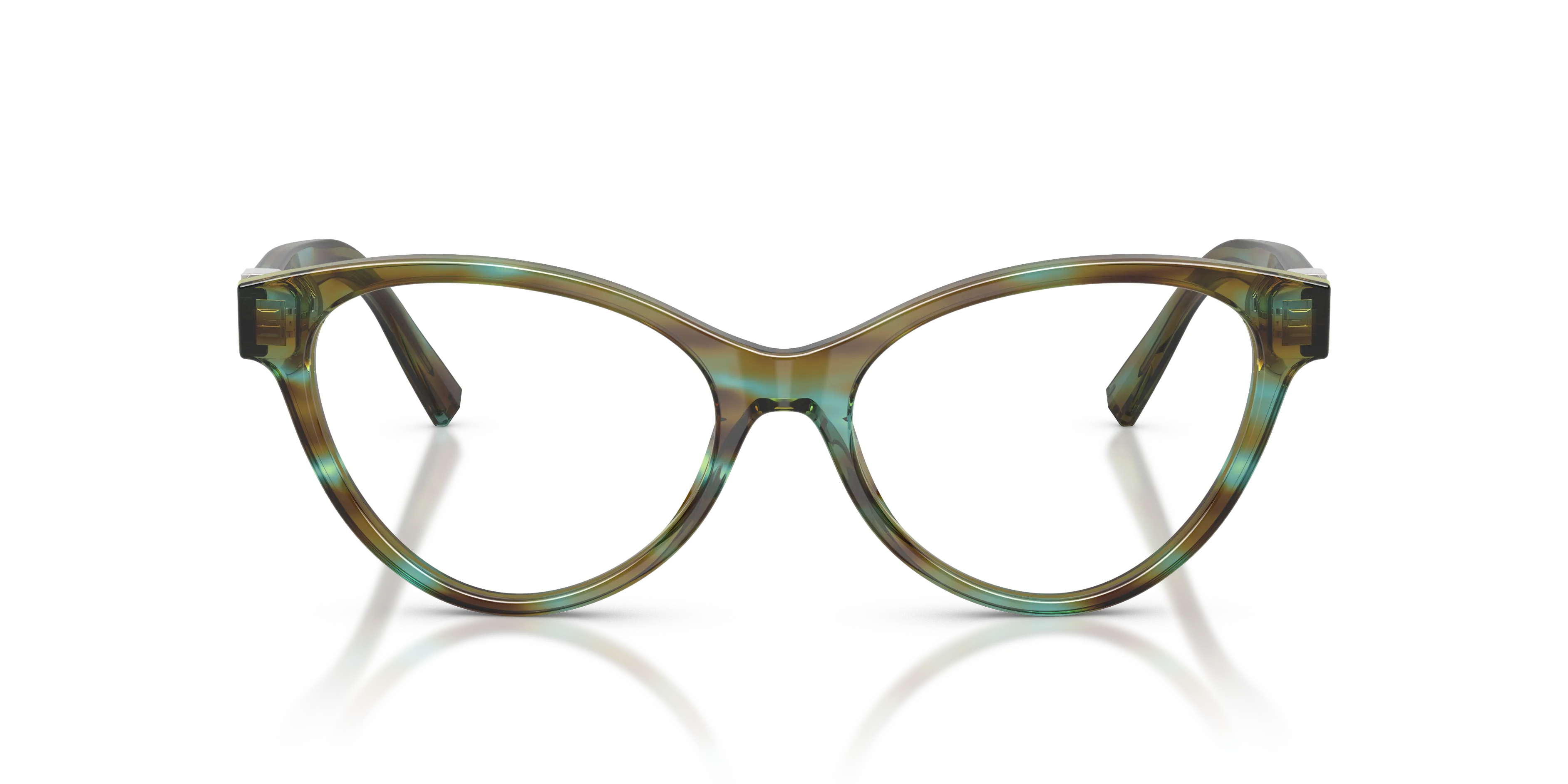 Tiffany TF2302B 8124 Montature da vista Acetato Blu Trasparente Cat Eye Normale - immagine 3