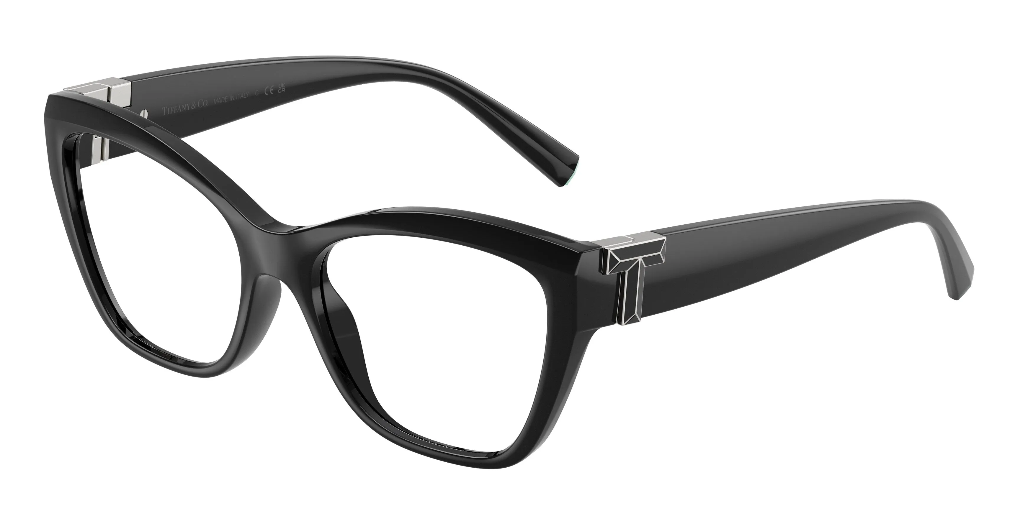 Tiffany TF2301U 8001 Montature da vista Iniettato Nero Trasparente Squadrata Normale - immagine 1