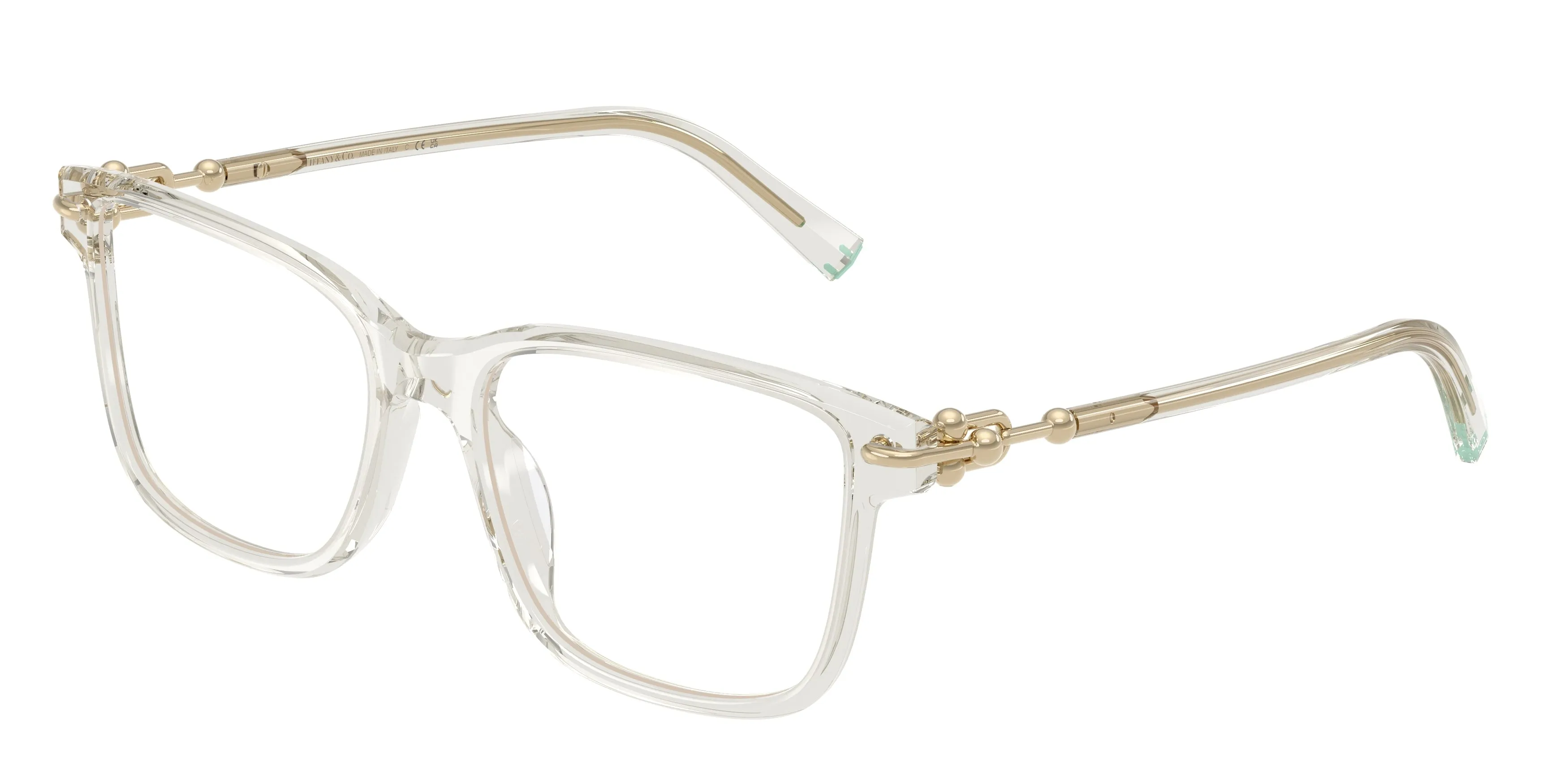 Tiffany TF2299U 8445 Montature da vista Acetato Marrone Trasparente Squadrata Normale - immagine 1