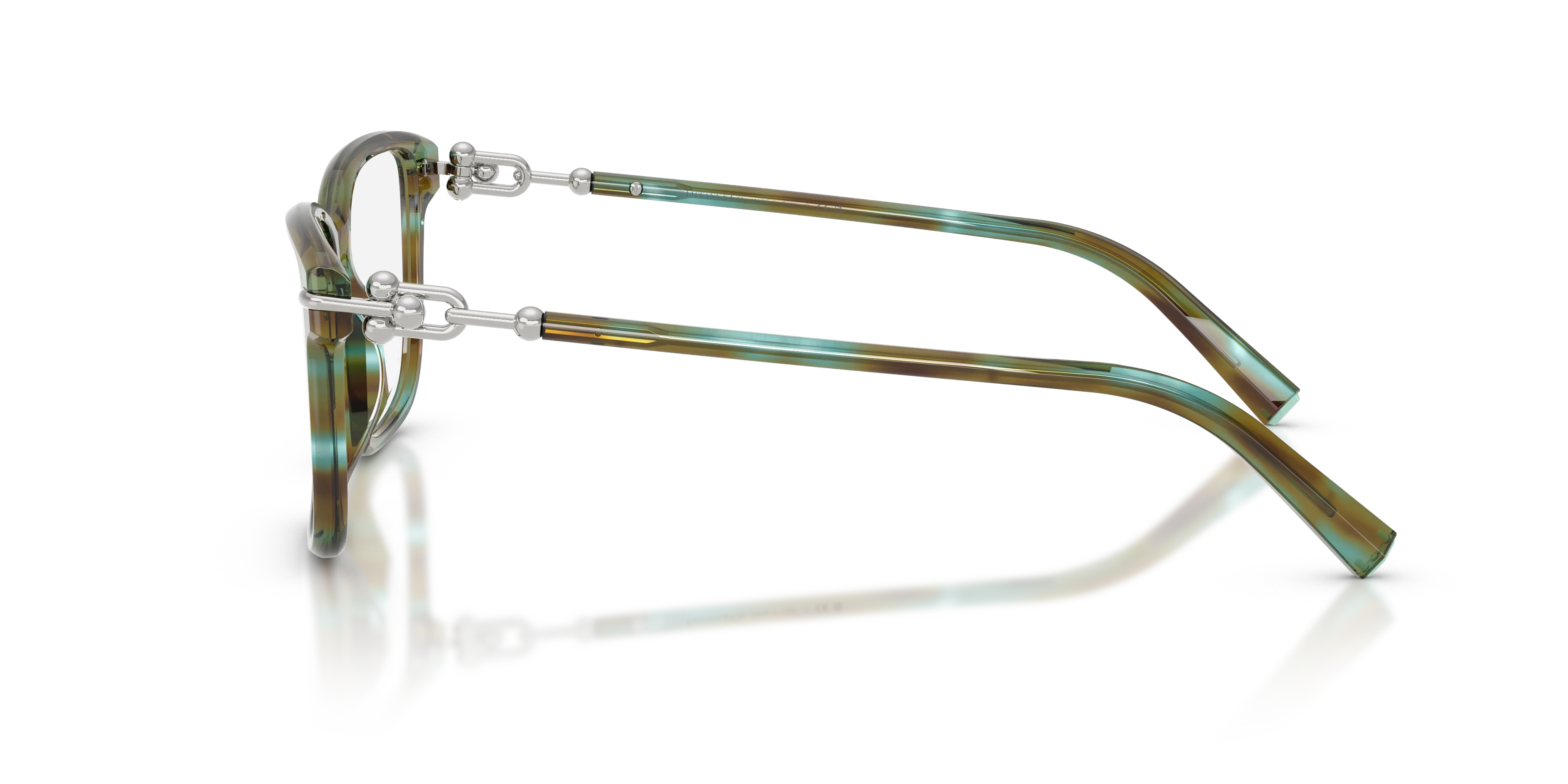 Tiffany TF2299U 8124 Montature da vista Acetato Blu Trasparente Squadrata Normale - immagine 4