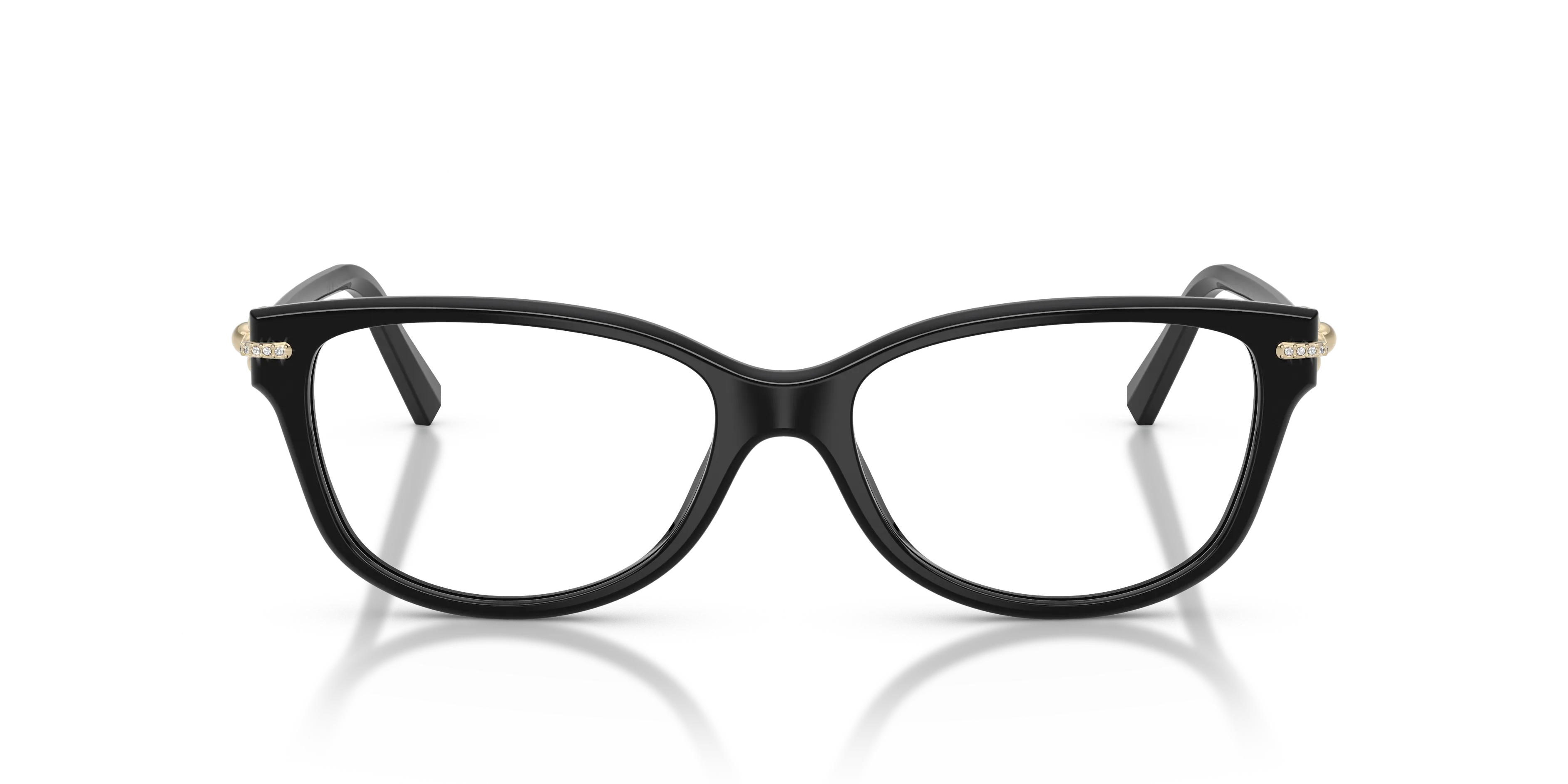 Tiffany TF2298B 8001 Montature da vista Acetato Nero Trasparente Cat Eye Normale - immagine 3