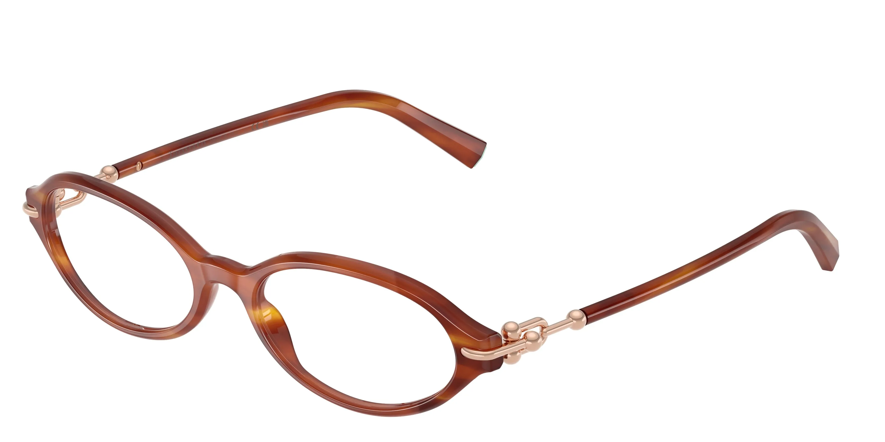 Tiffany TF2297 8469 Montature da vista Acetato Tartaruga Trasparente Rotonda Normale - immagine 1