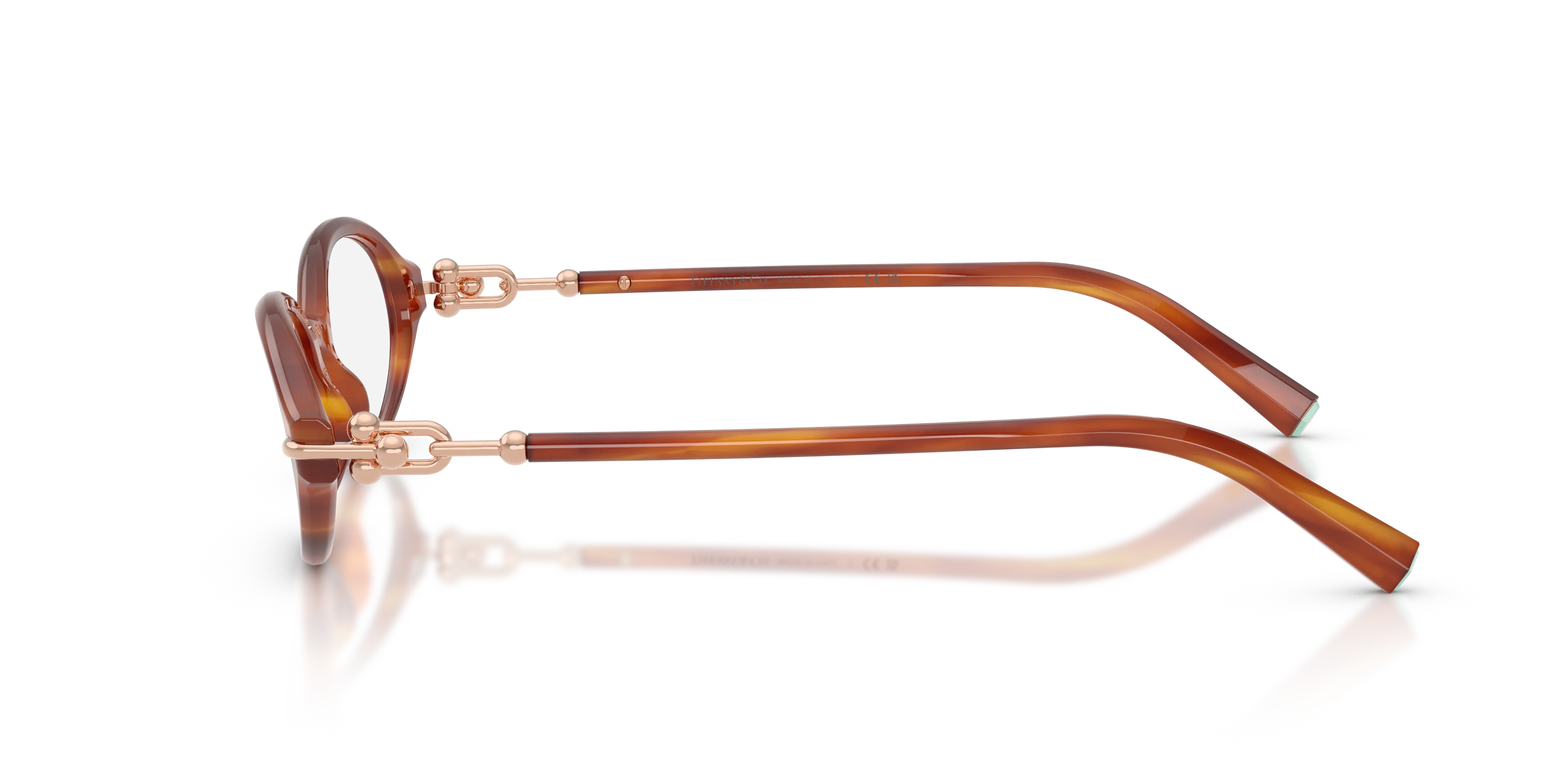 Tiffany TF2297 8469 Montature da vista Acetato Tartaruga Trasparente Rotonda Normale - immagine 4