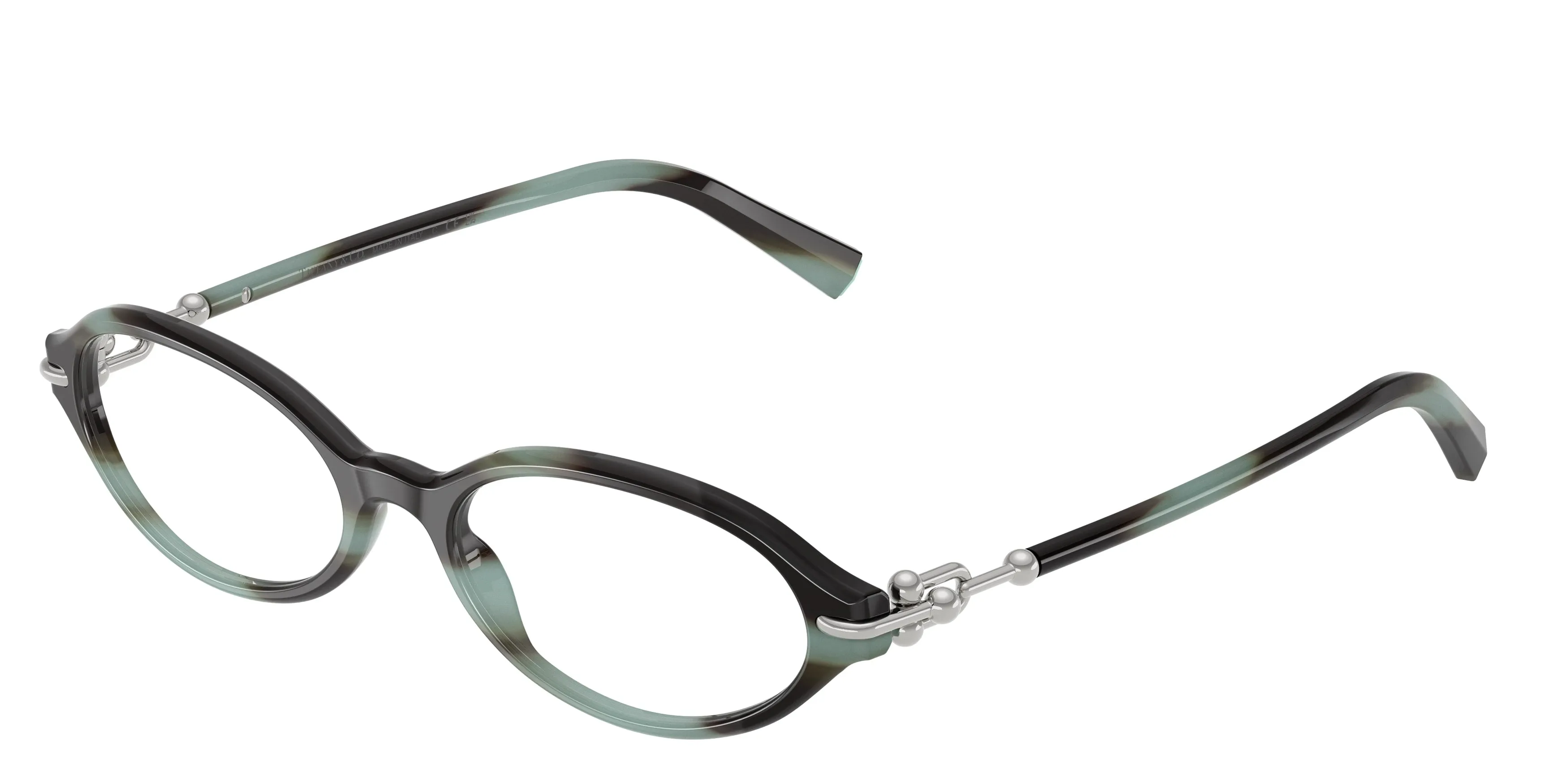 Tiffany TF2297 8443 Montature da vista Acetato Tartaruga Trasparente Rotonda Normale - immagine 1