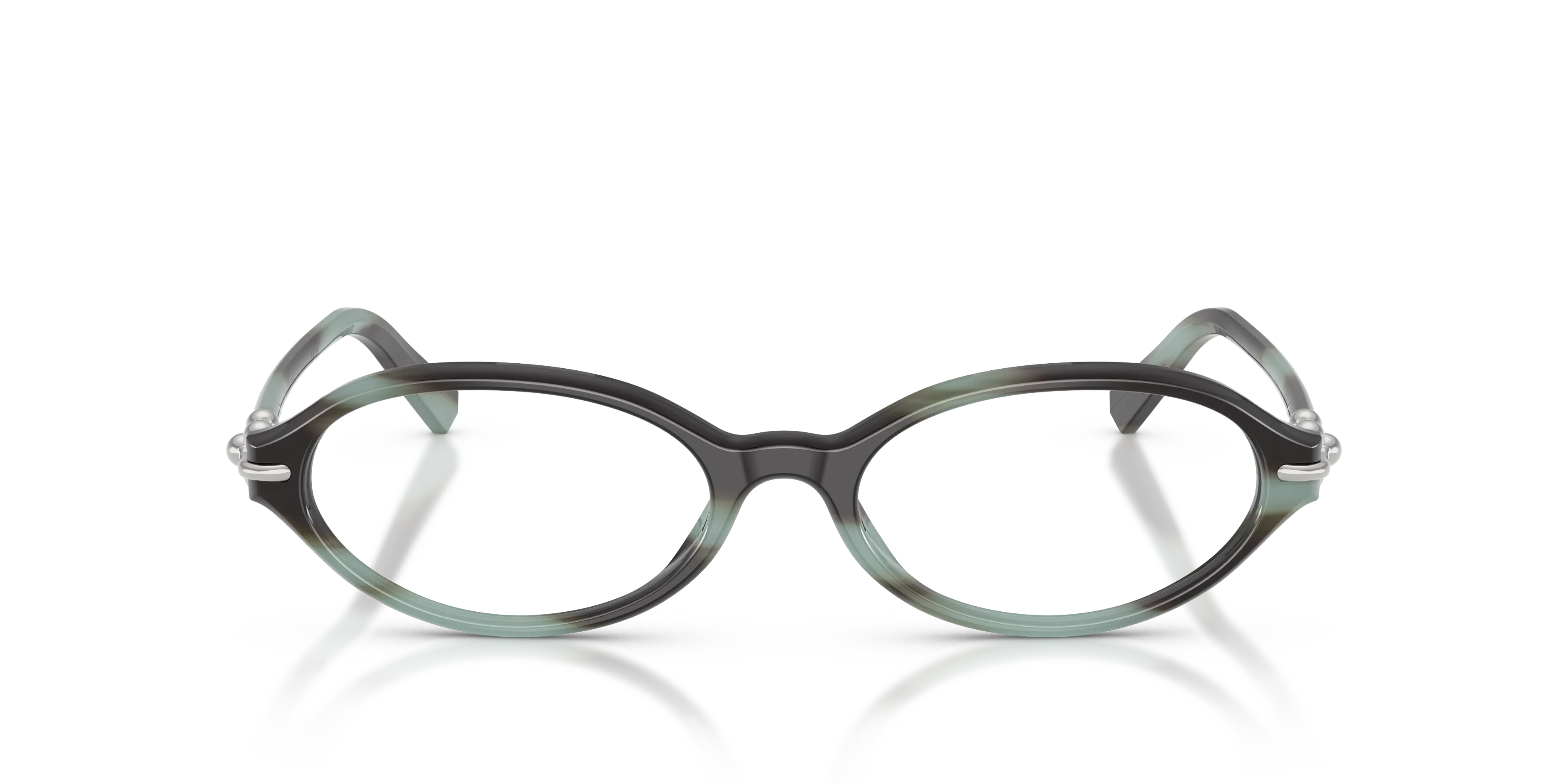 Tiffany TF2297 8443 Montature da vista Acetato Tartaruga Trasparente Rotonda Normale - immagine 3