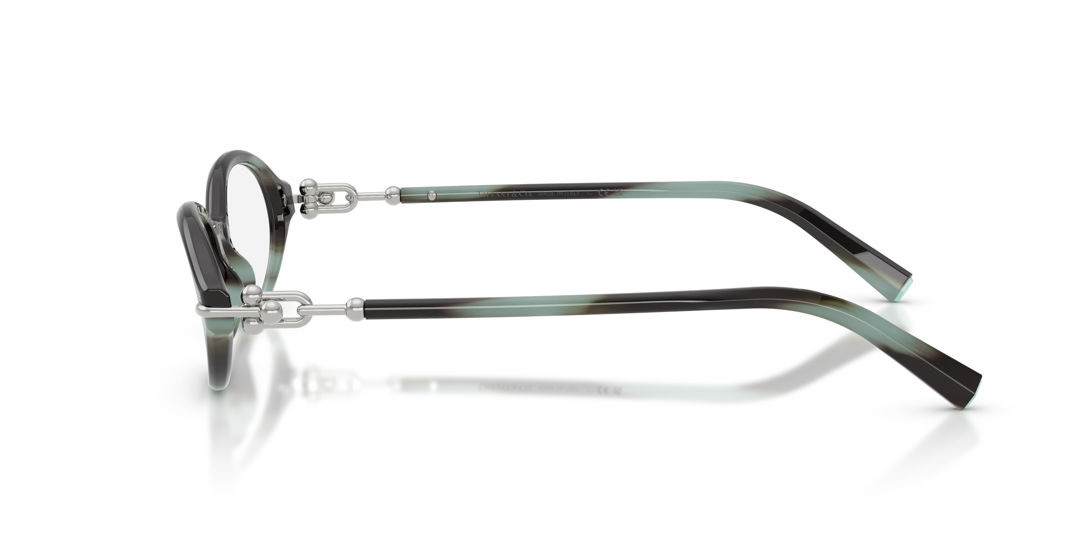 Tiffany TF2297 8443 Montature da vista Acetato Tartaruga Trasparente Rotonda Normale - immagine 4