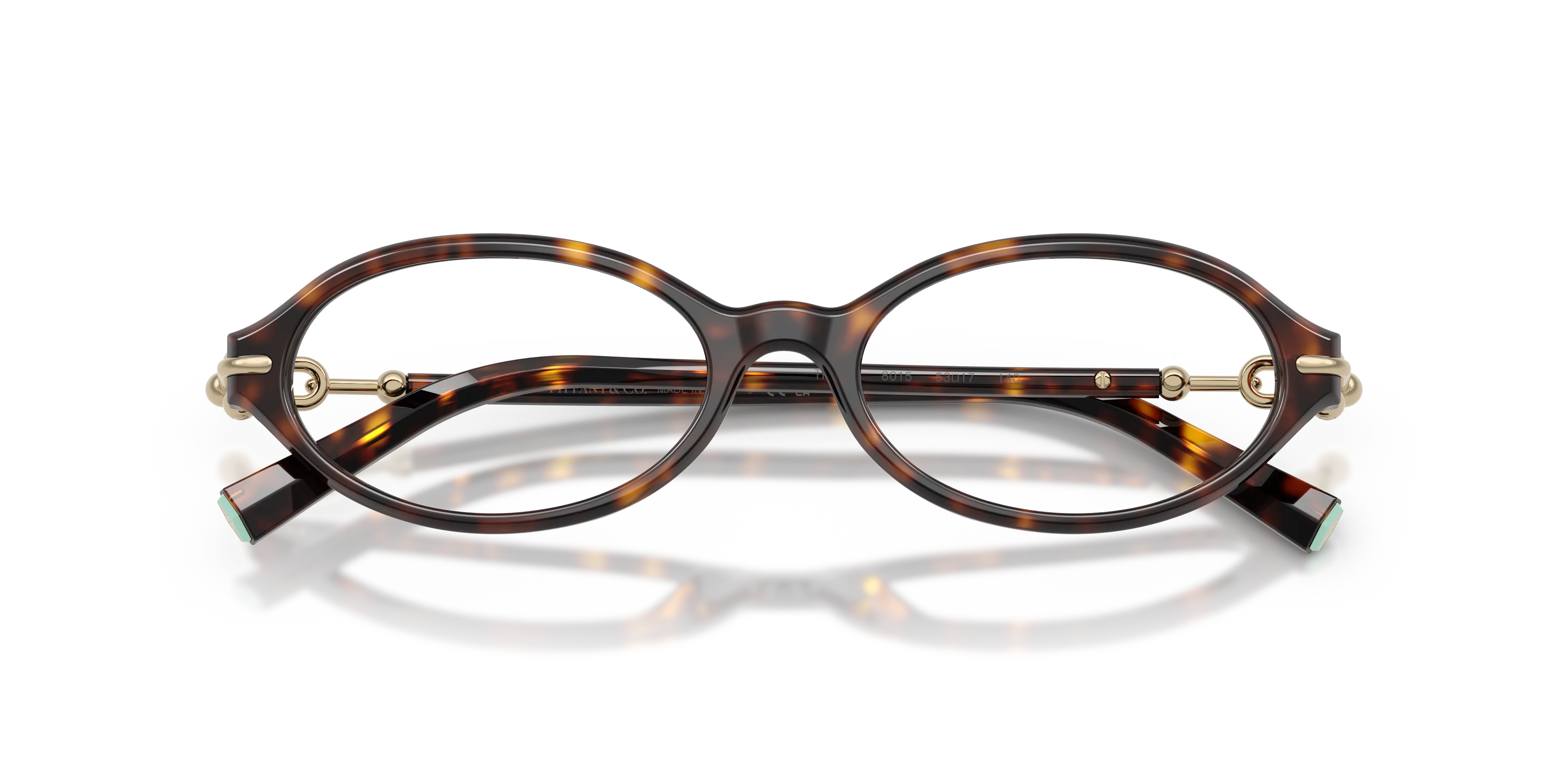 Tiffany TF2297 8015 Montature da vista Acetato Tartaruga Trasparente Rotonda Normale - immagine 2