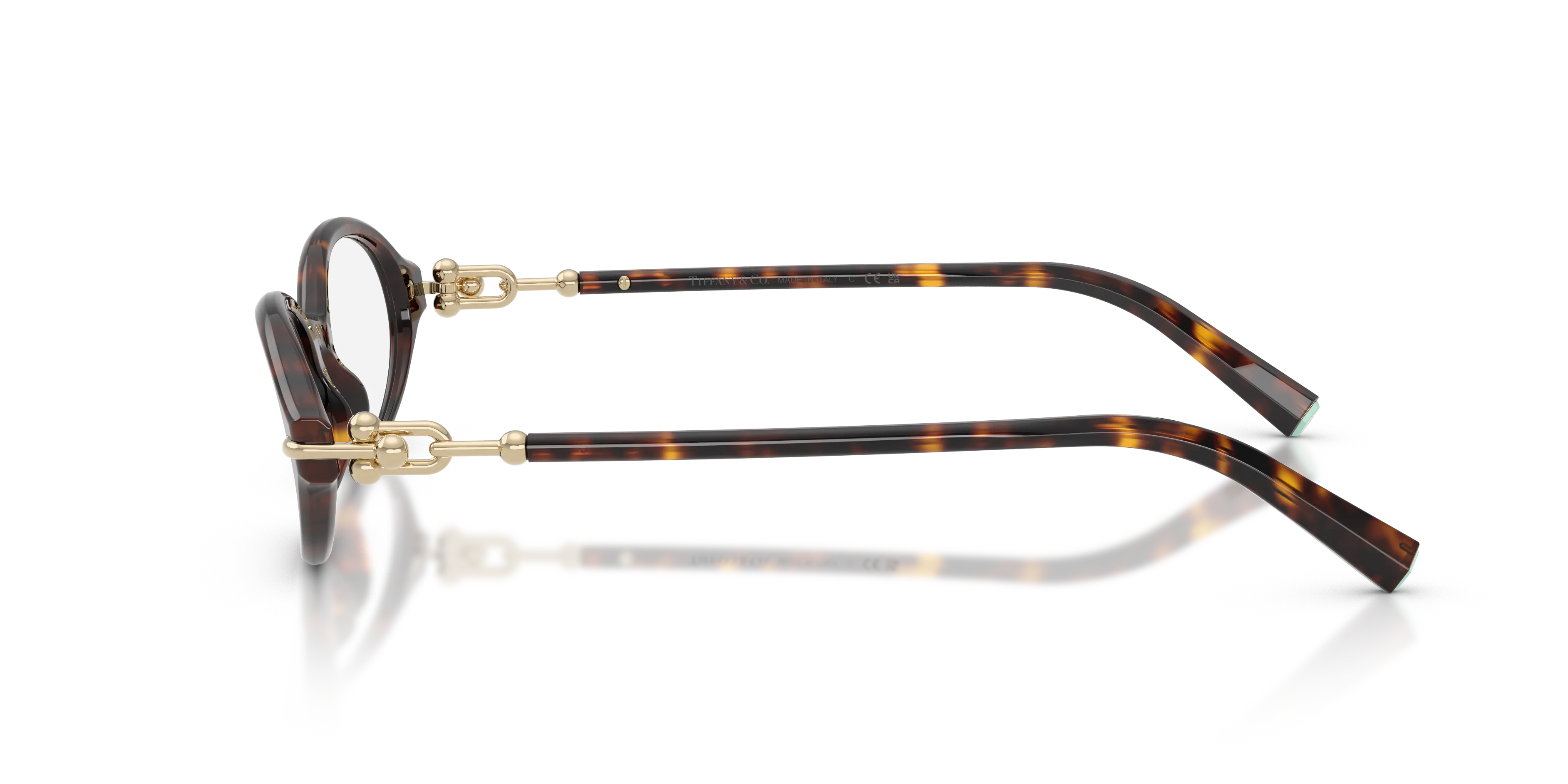 Tiffany TF2297 8015 Montature da vista Acetato Tartaruga Trasparente Rotonda Normale - immagine 4