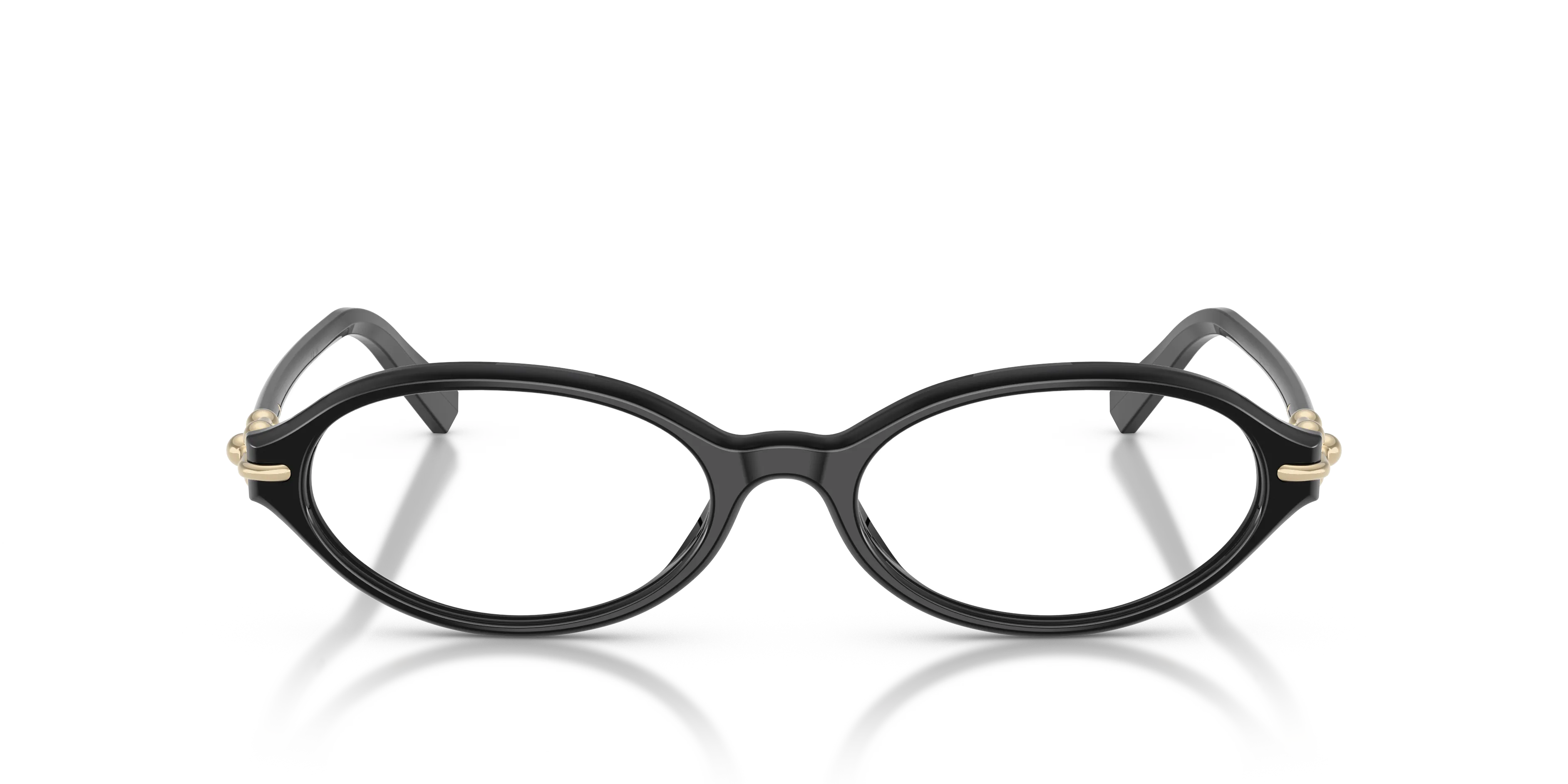 Tiffany TF2297 8001 Montature da vista Acetato Nero Trasparente Rotonda Normale - immagine 3