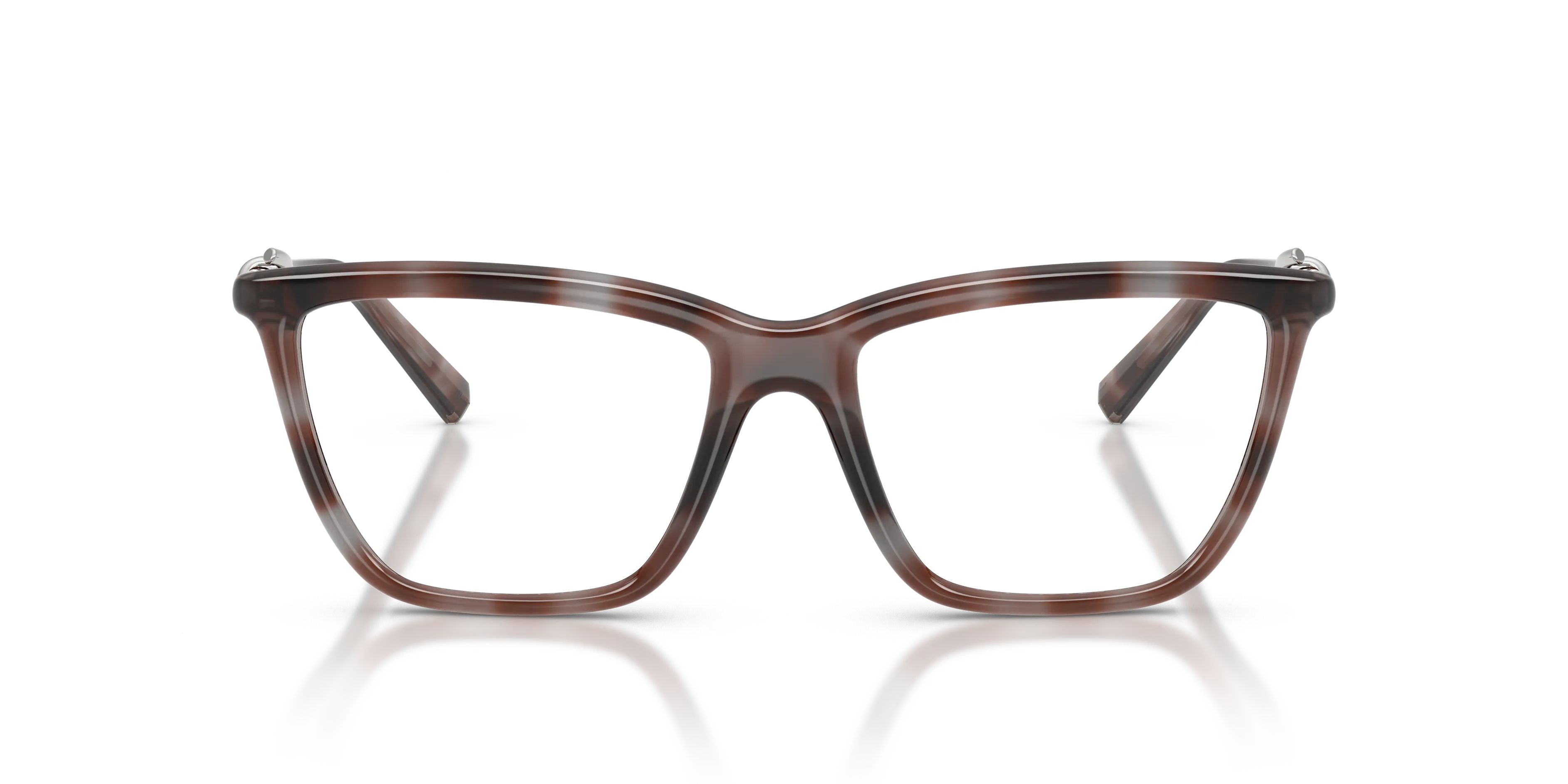 Tiffany TF2296U 8468 Montature da vista Iniettato Blu Trasparente Cat Eye Normale - immagine 3