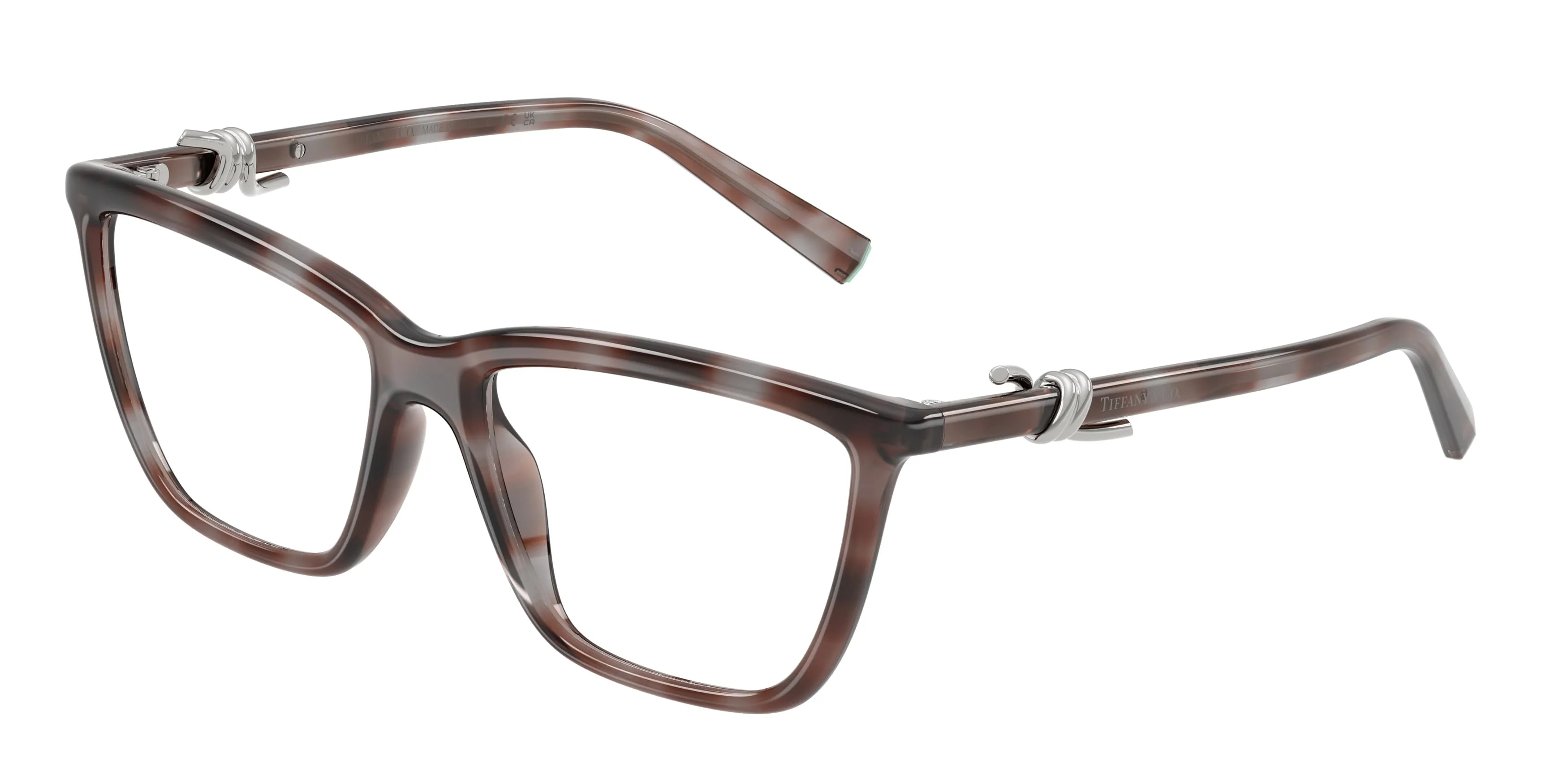 Tiffany TF2296U 8468 Montature da vista Iniettato Blu Trasparente Cat Eye Normale - immagine 1