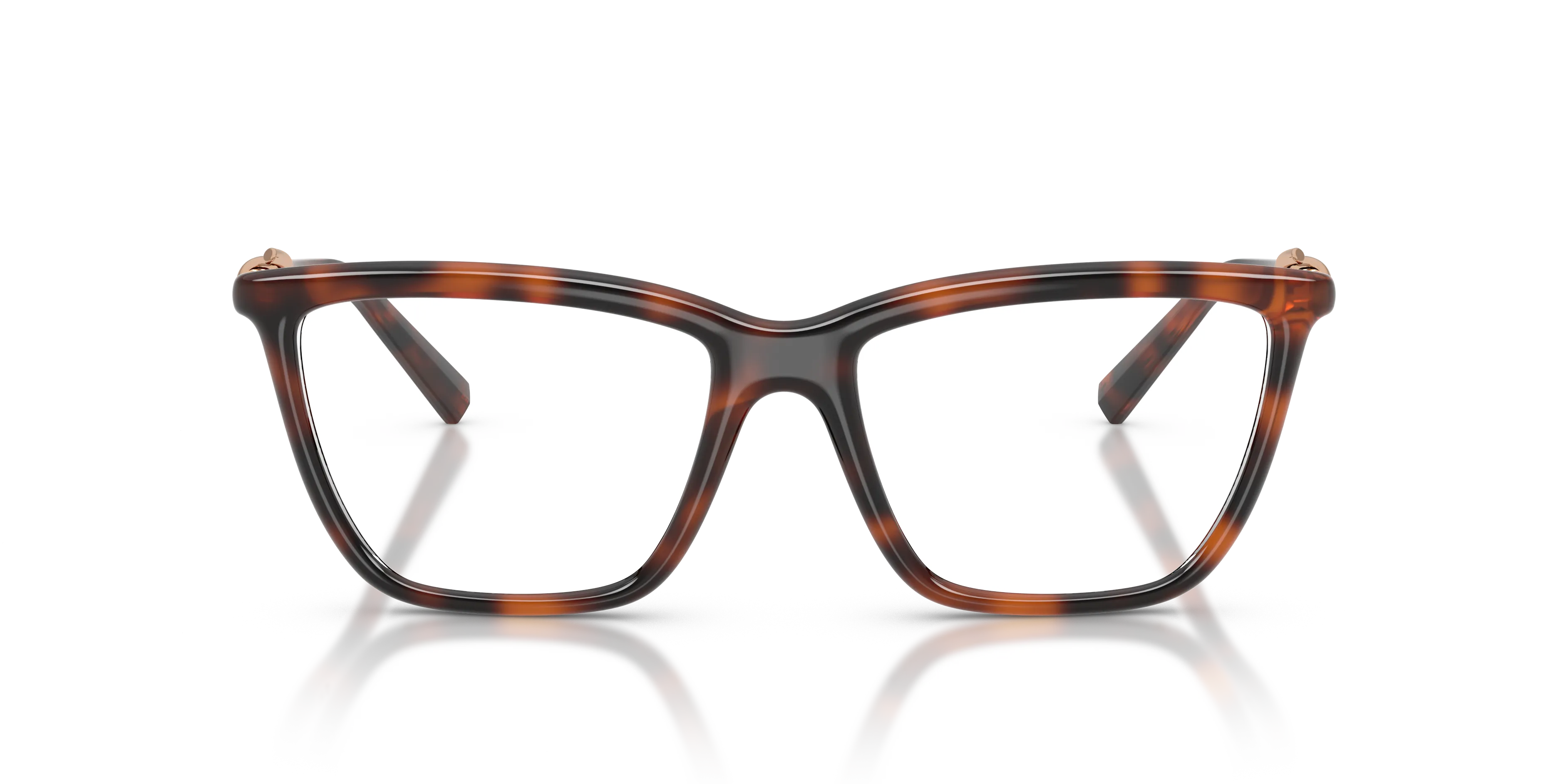 Tiffany TF2296U 8467 Montature da vista Iniettato Tartaruga Trasparente Cat Eye Normale - immagine 3