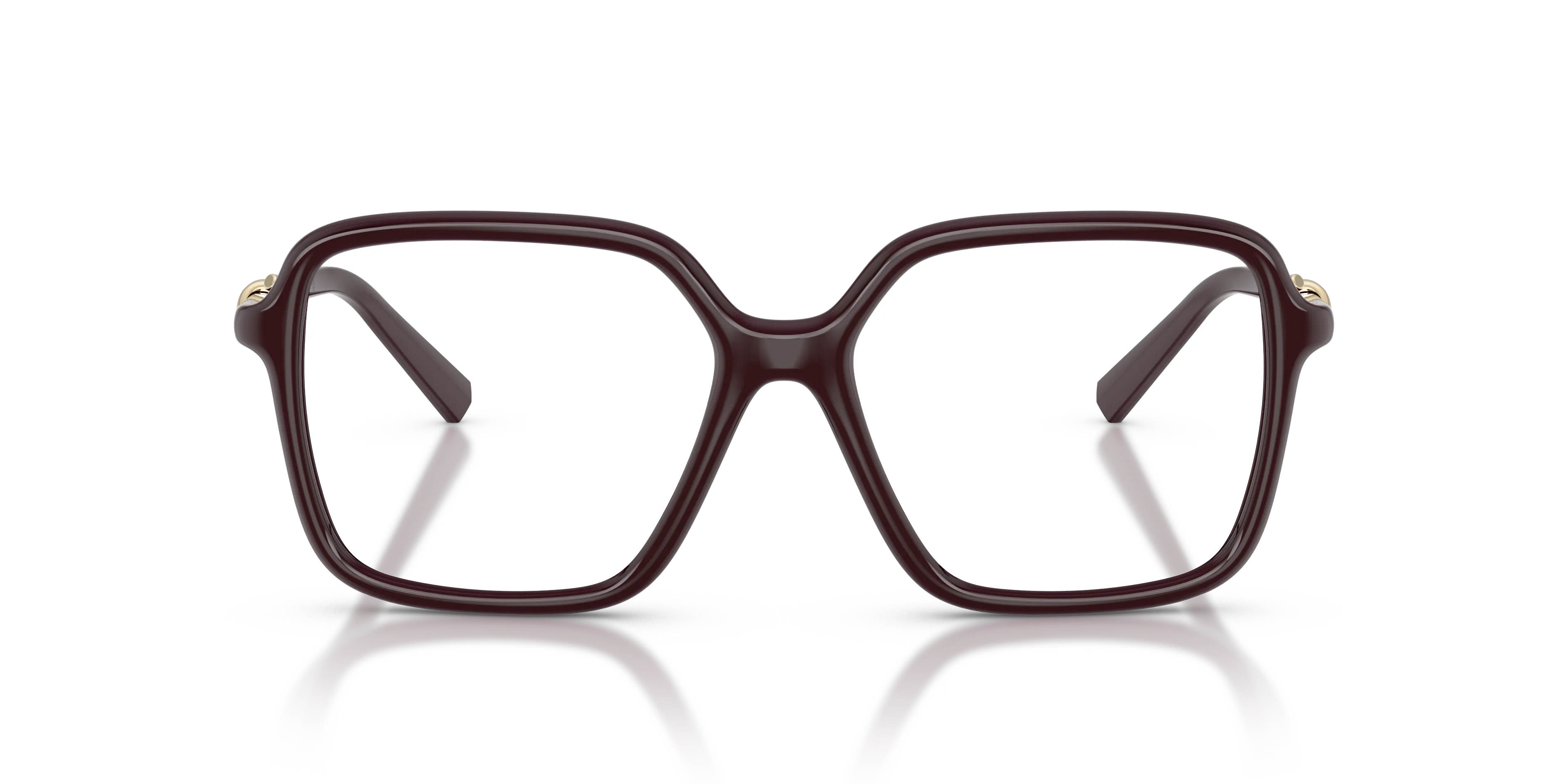 Tiffany TF2295U 8447 Montature da vista Iniettato Rosso Trasparente Squadrata Normale - immagine 3