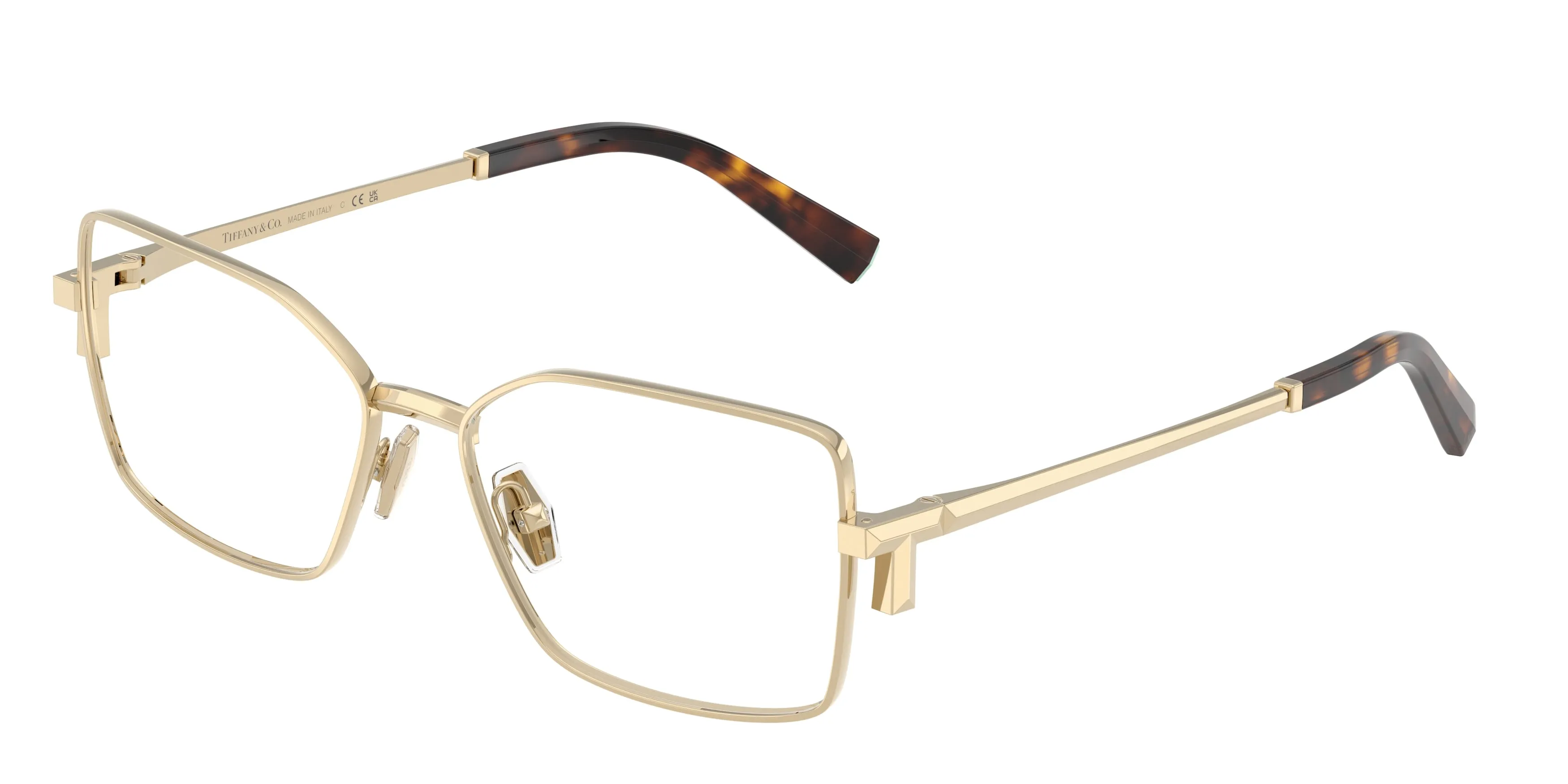 Tiffany TF1180 6021 Montature da vista Metallo Oro Trasparente Squadrata Normale - immagine 1