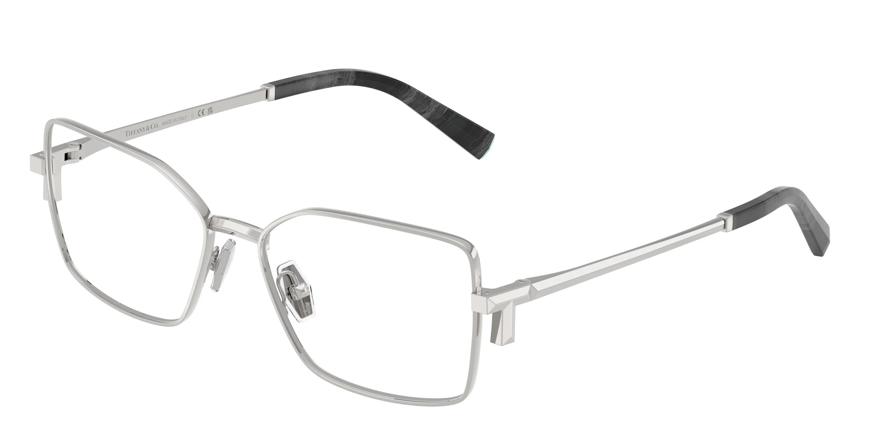 Tiffany TF1180 6001 Montature da vista Metallo Argento Trasparente Squadrata Normale - immagine 1