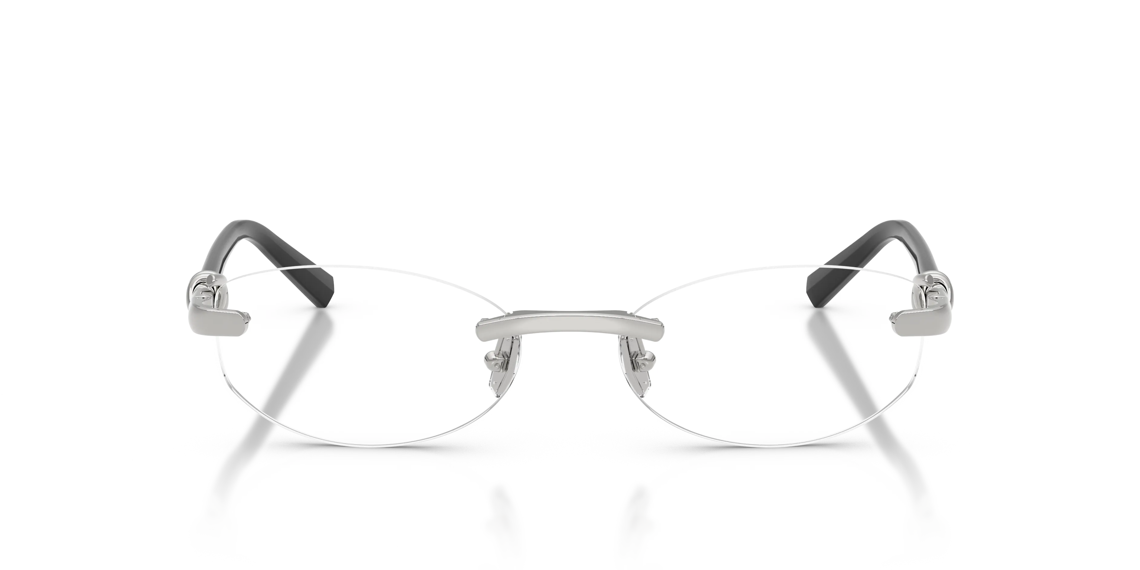 Tiffany TF1178 6001 Montature da vista Metallo Argento Trasparente Rotonda Normale - immagine 3